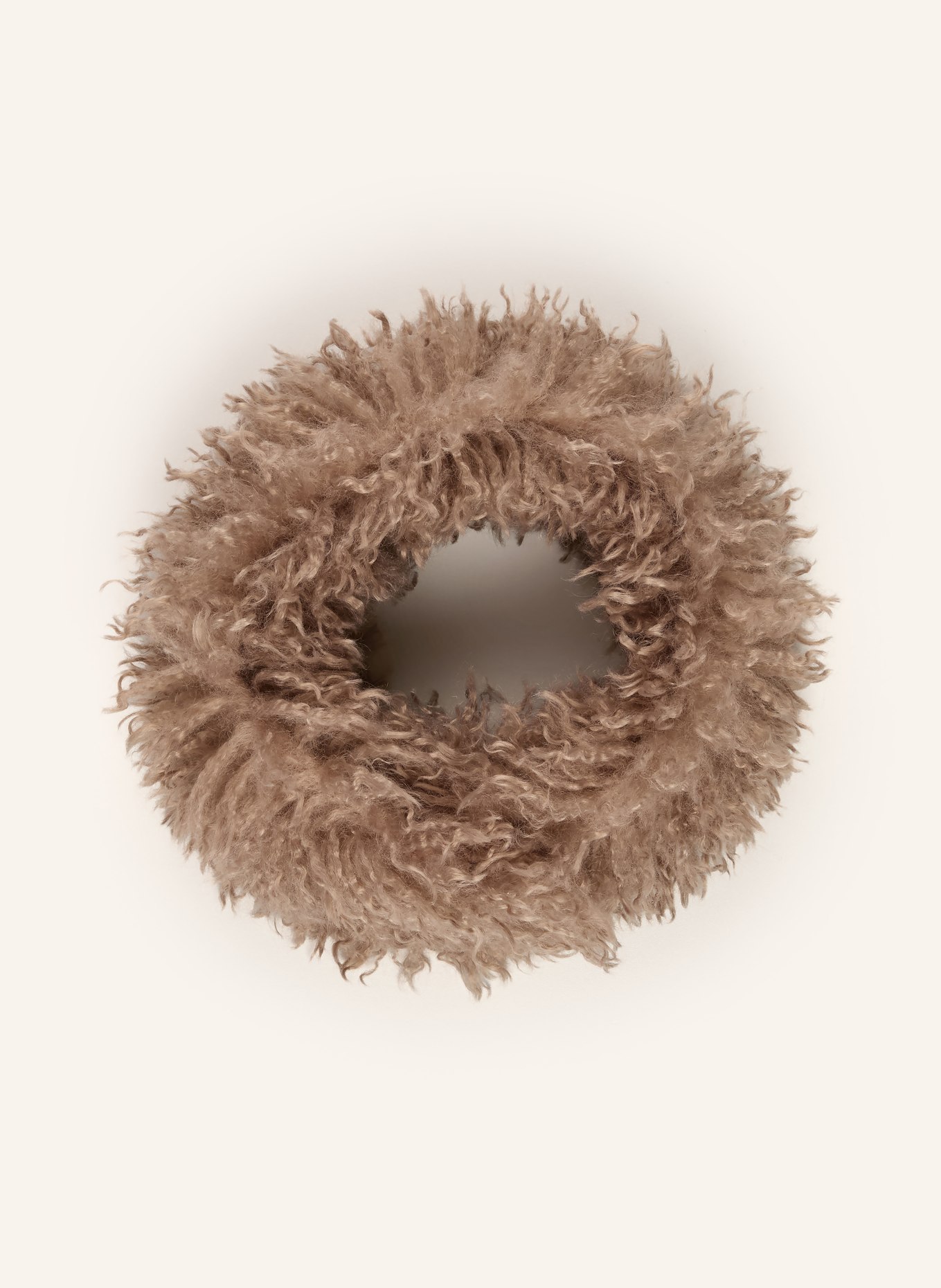 RINO & PELLE Faux Fur Scarf BANU: BEIGE