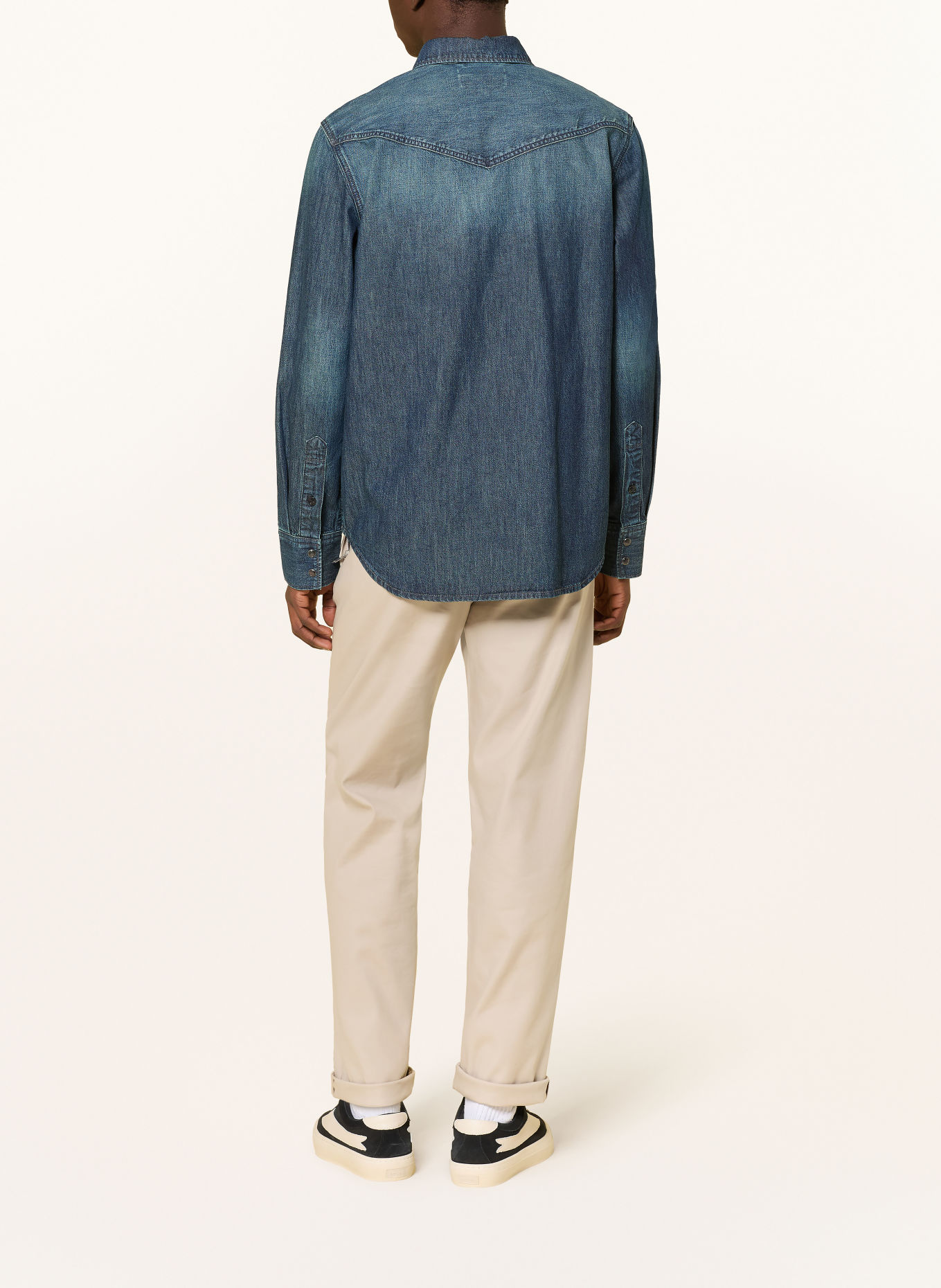 G-Star DAKOTA Comfort Fit Denim Shirt: BLUE