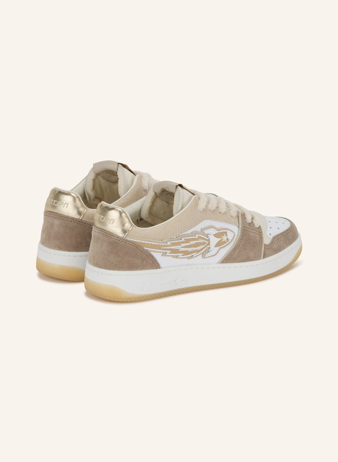 ENTERPRISE JAPAN Sneaker EGG ROCKET 4: ECRU / GOLD / WEISS