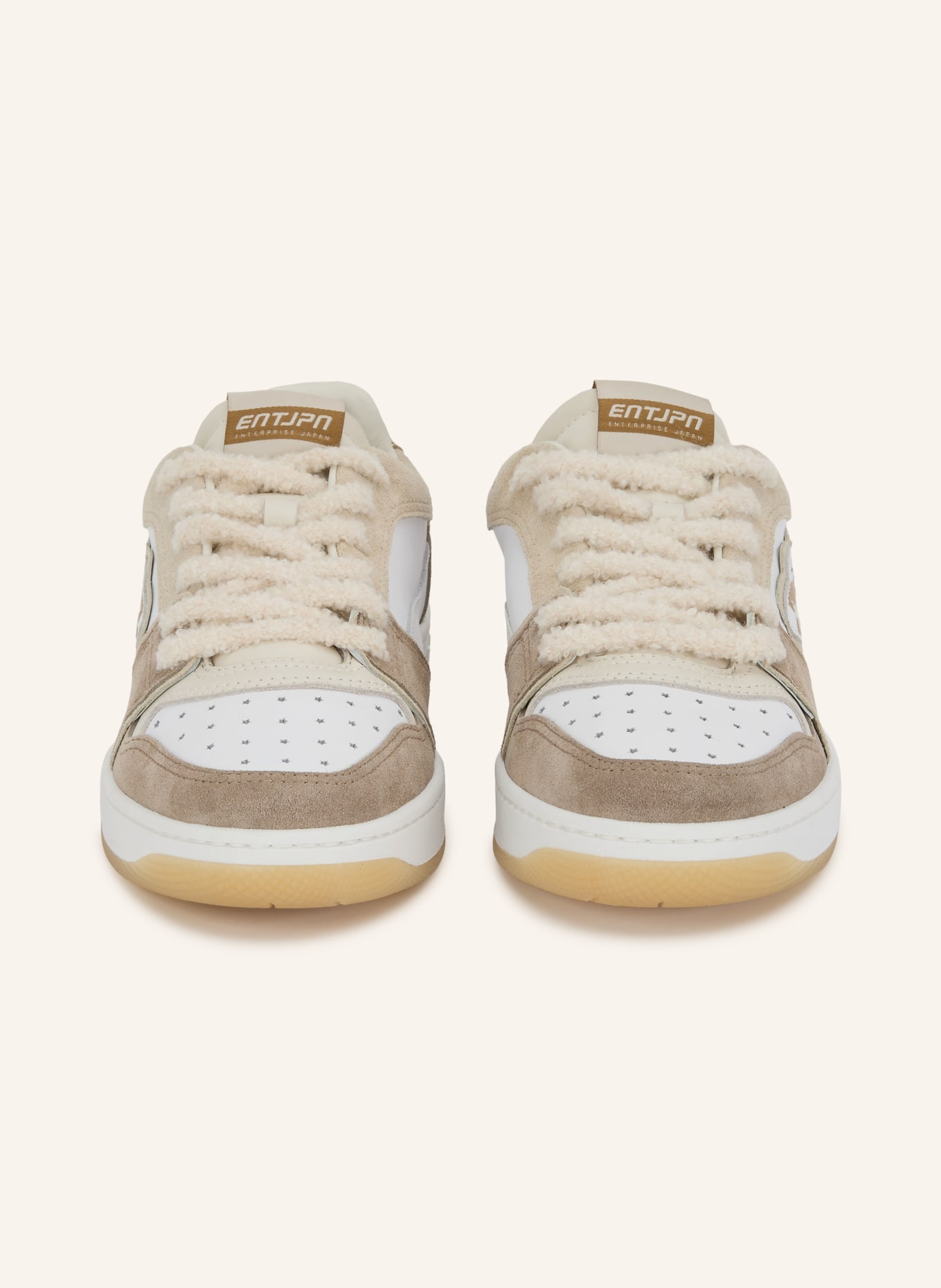 ENTERPRISE JAPAN Sneaker EGG ROCKET 4: ECRU / GOLD / WEISS