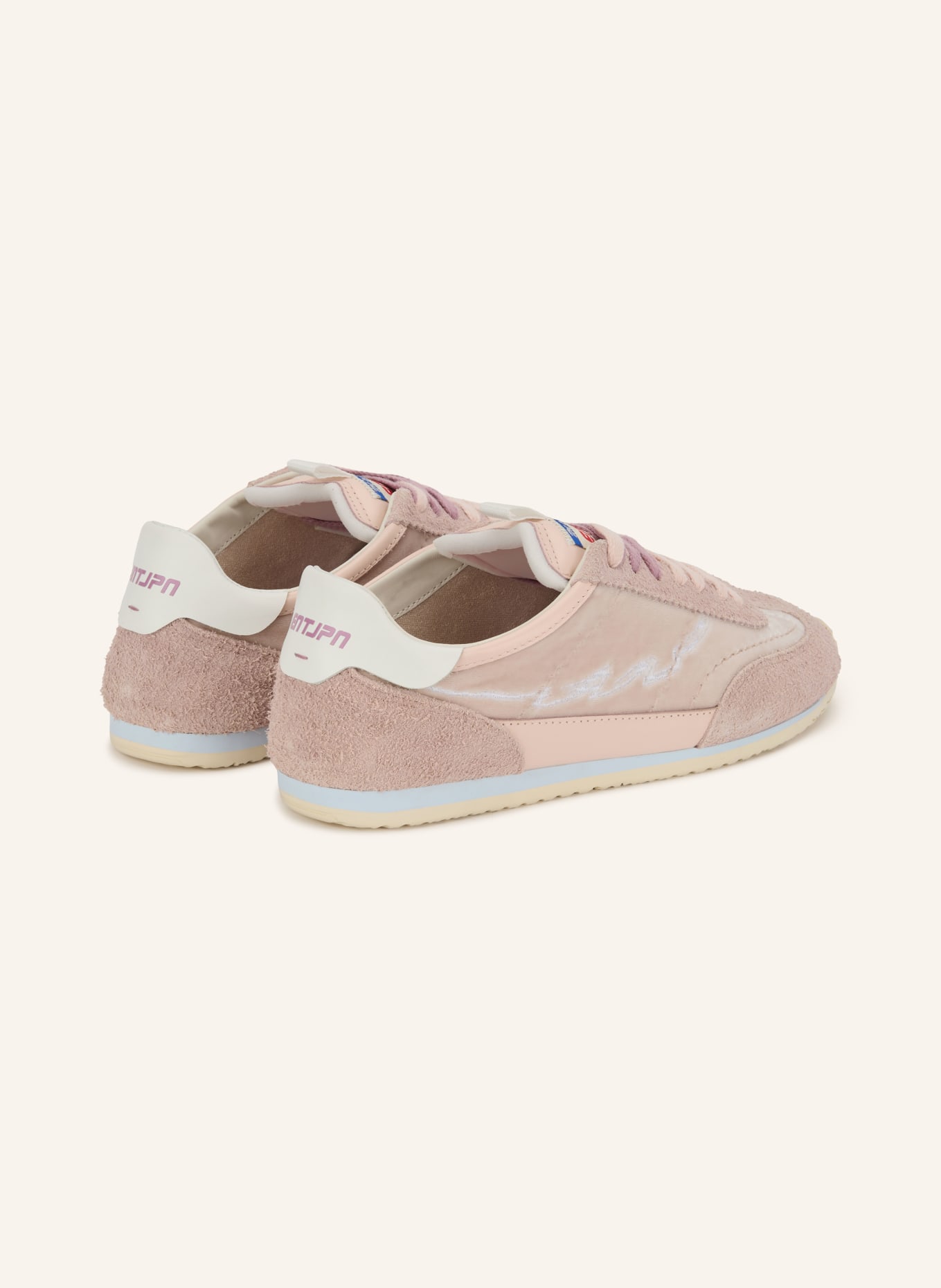 ENTERPRISE JAPAN Sneaker ENTJPN '61 02: ECRU / HELLLILA