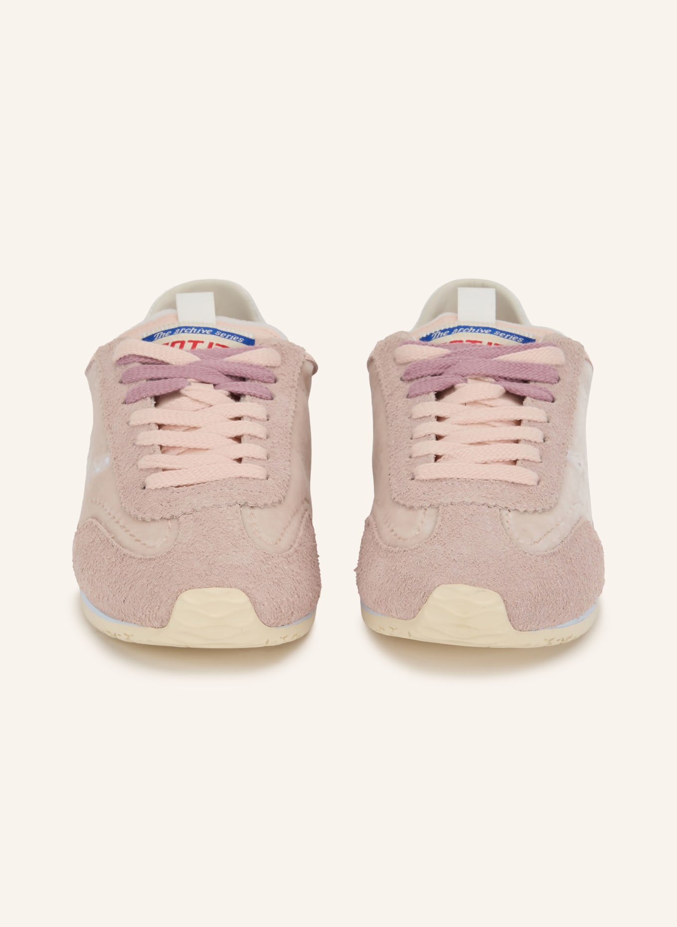 ENTERPRISE JAPAN Sneaker ENTJPN '61 02: ECRU / HELLLILA