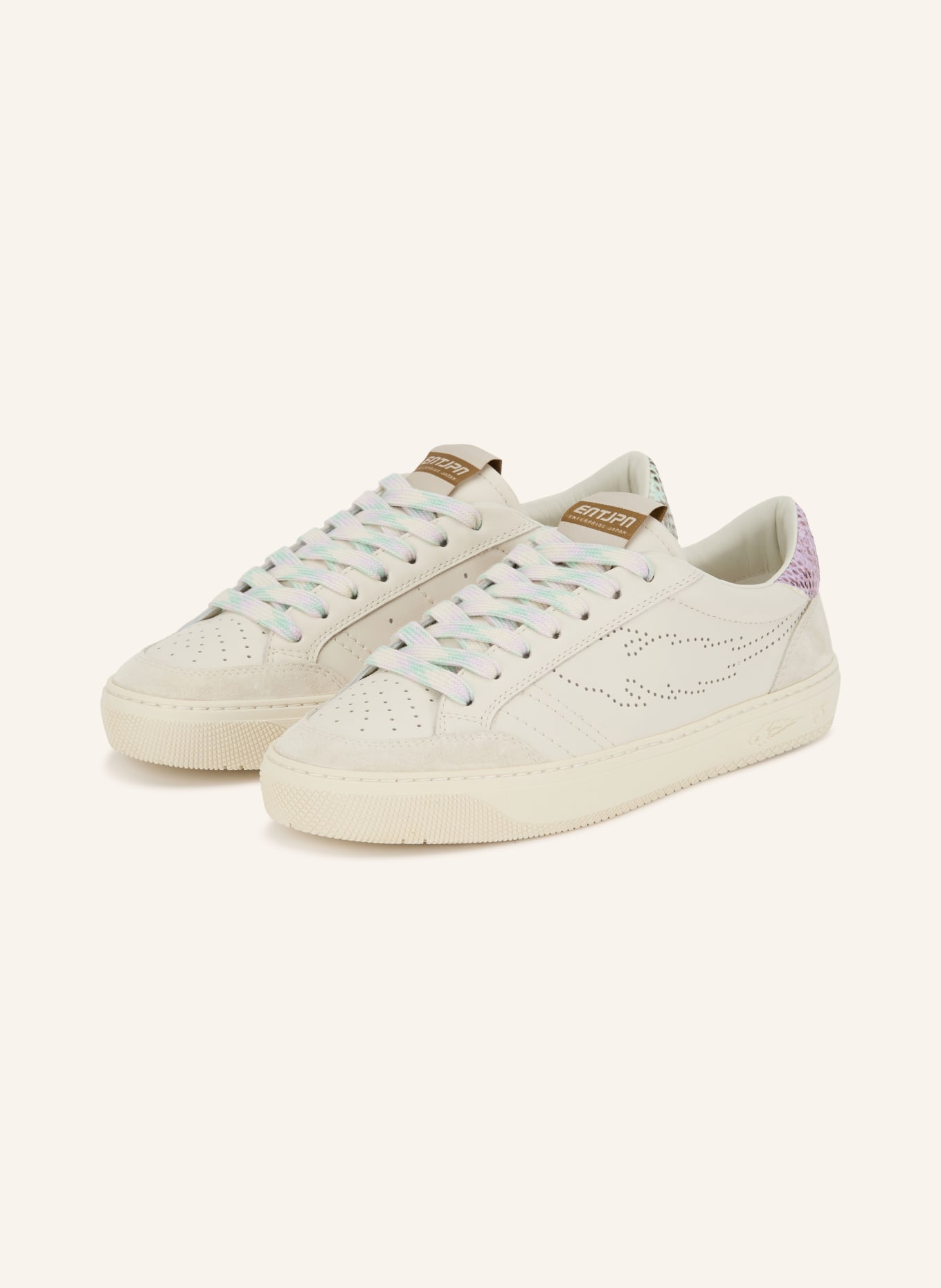 ENTERPRISE JAPAN Sneaker JUPITER ROCKET 5: CRÈME / BRUIN / LICHTPAARS