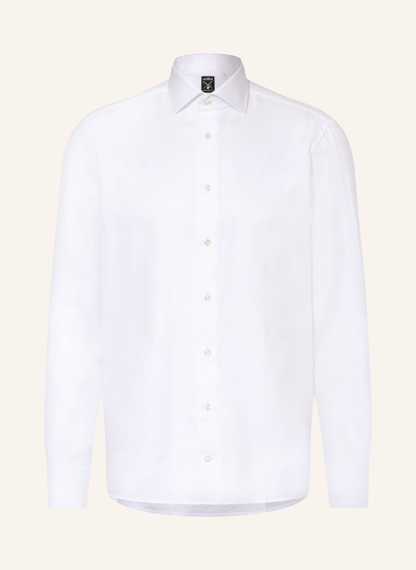 van Laack Overhemd VL-RIVARA-TF Tailor Fit: WIT