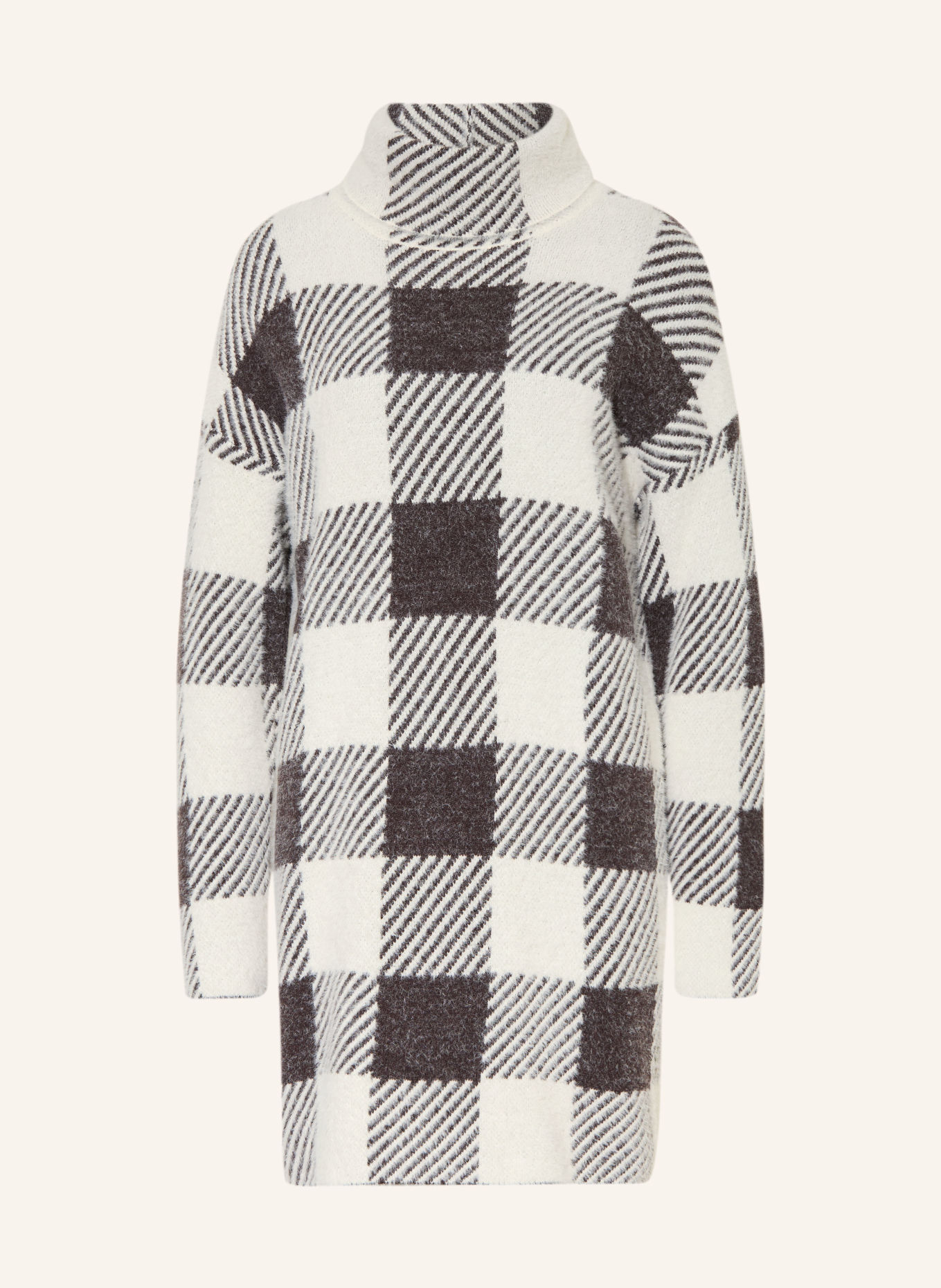 BARBOUR INTERNATIONAL Robe en maille AMAYA: ÉCRU / MARRON FONCÉ