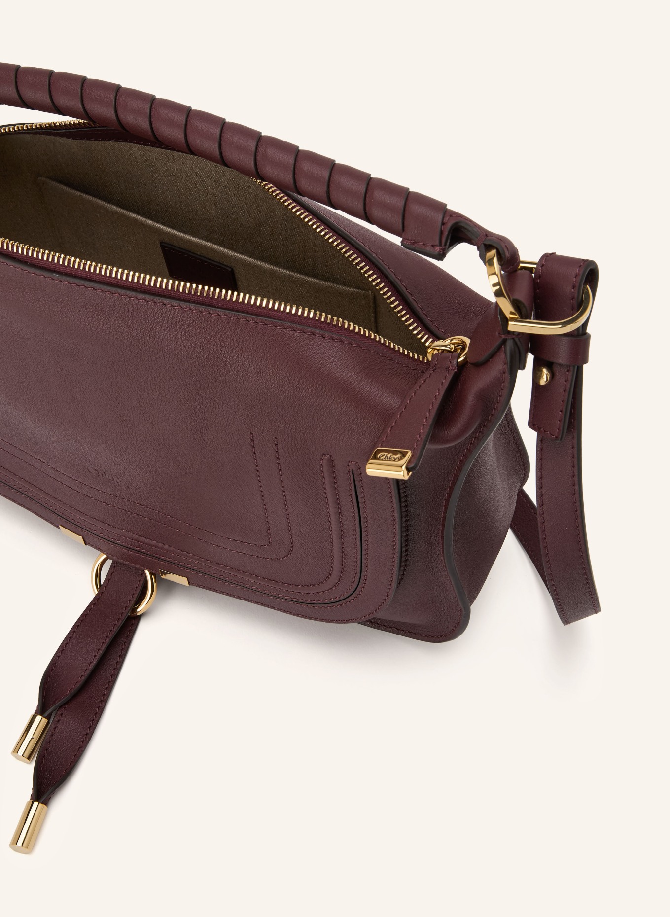 Chloé Handtasche MARCIE: 604 DARK VELVET