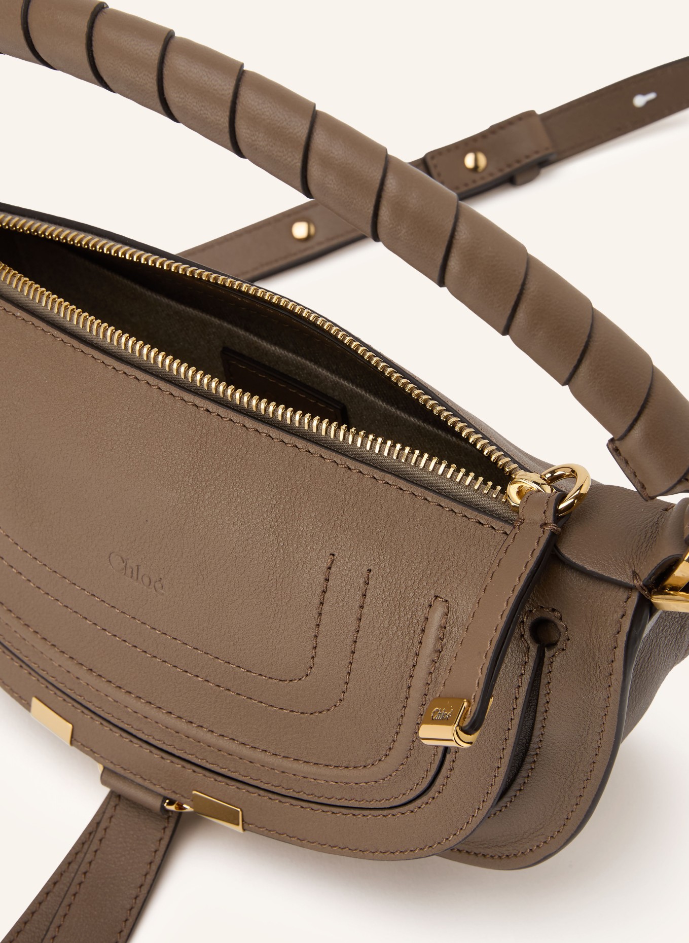 Chloé Torebka MARCIE MINI: 28H Deep Taupe