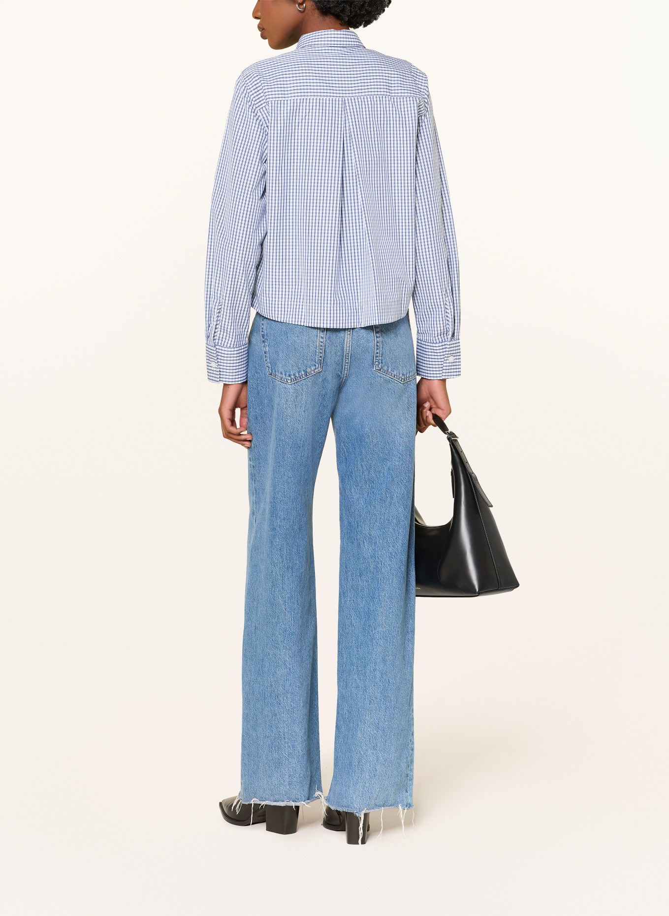 lilienfels Shirt blouse: BLUE / LIGHT BLUE / WHITE