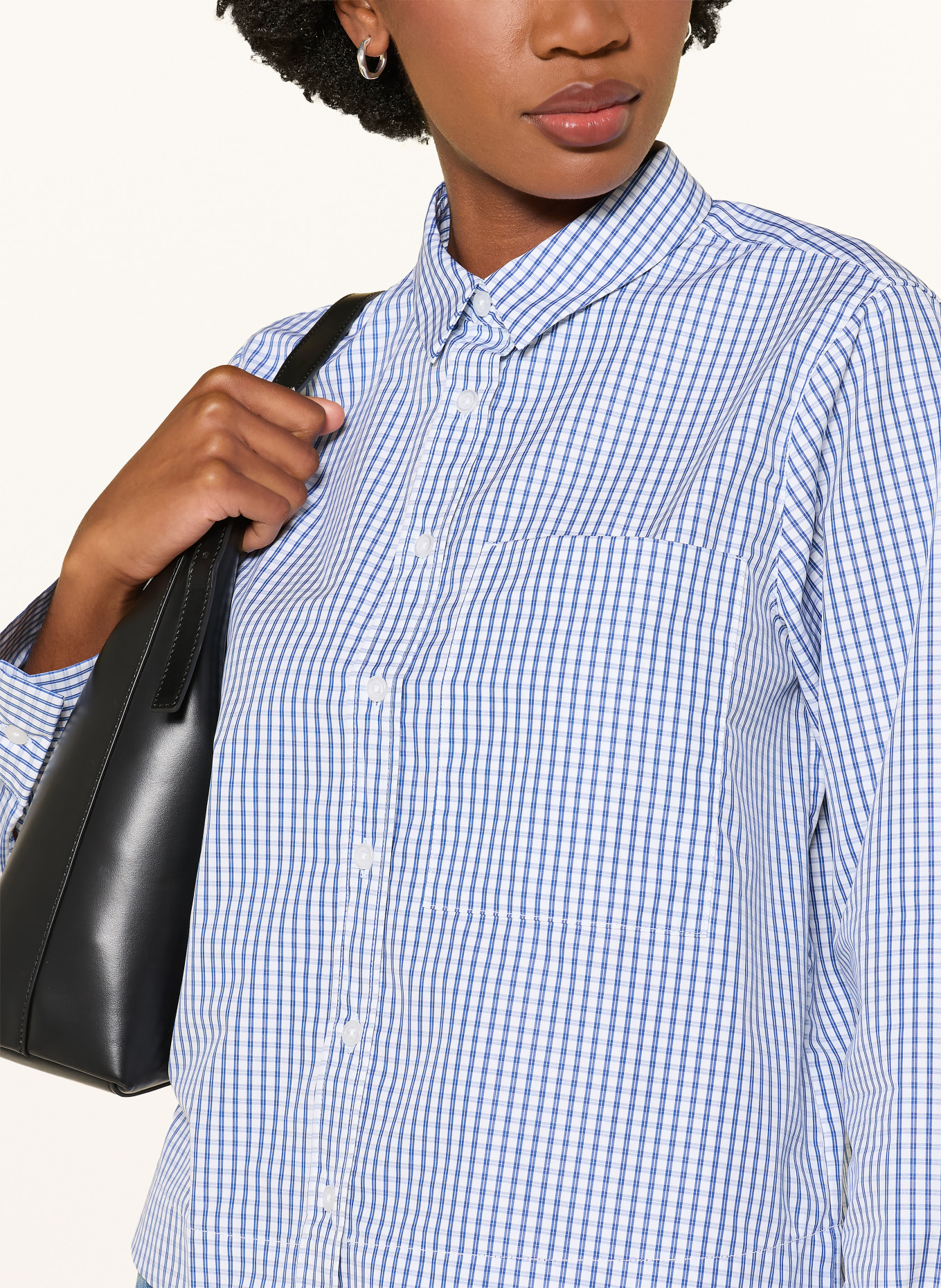 lilienfels Shirt blouse: BLUE / LIGHT BLUE / WHITE