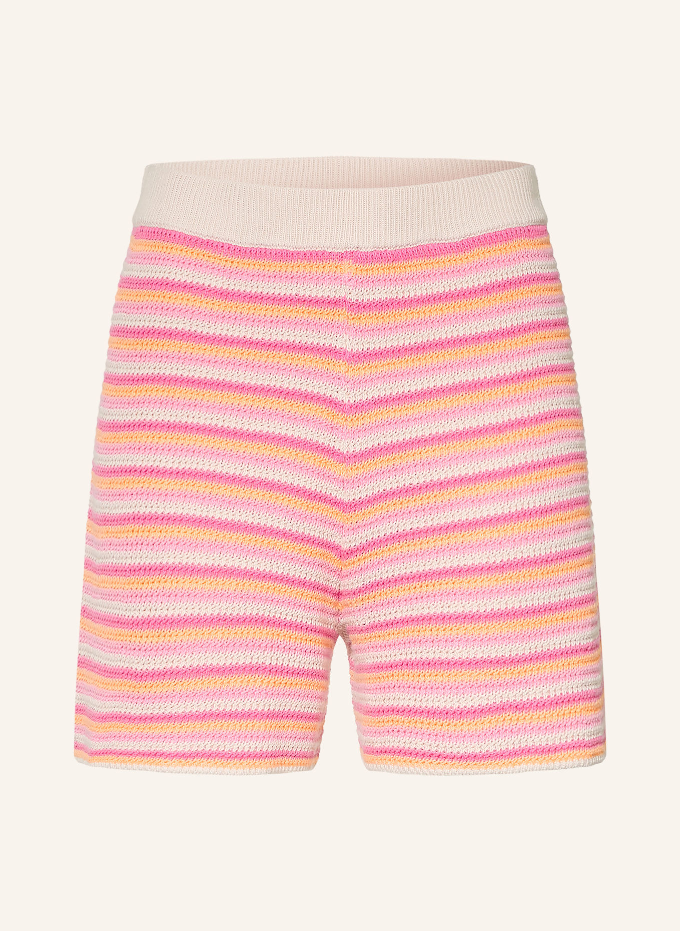 Juvia Strickshorts VICA: PINK / ECRU / ORANGE