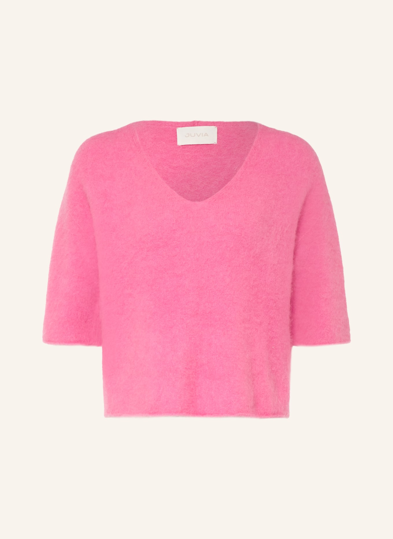 Juvia Pullover SINJA mit Alpaka und 3/4-Arm: PINK