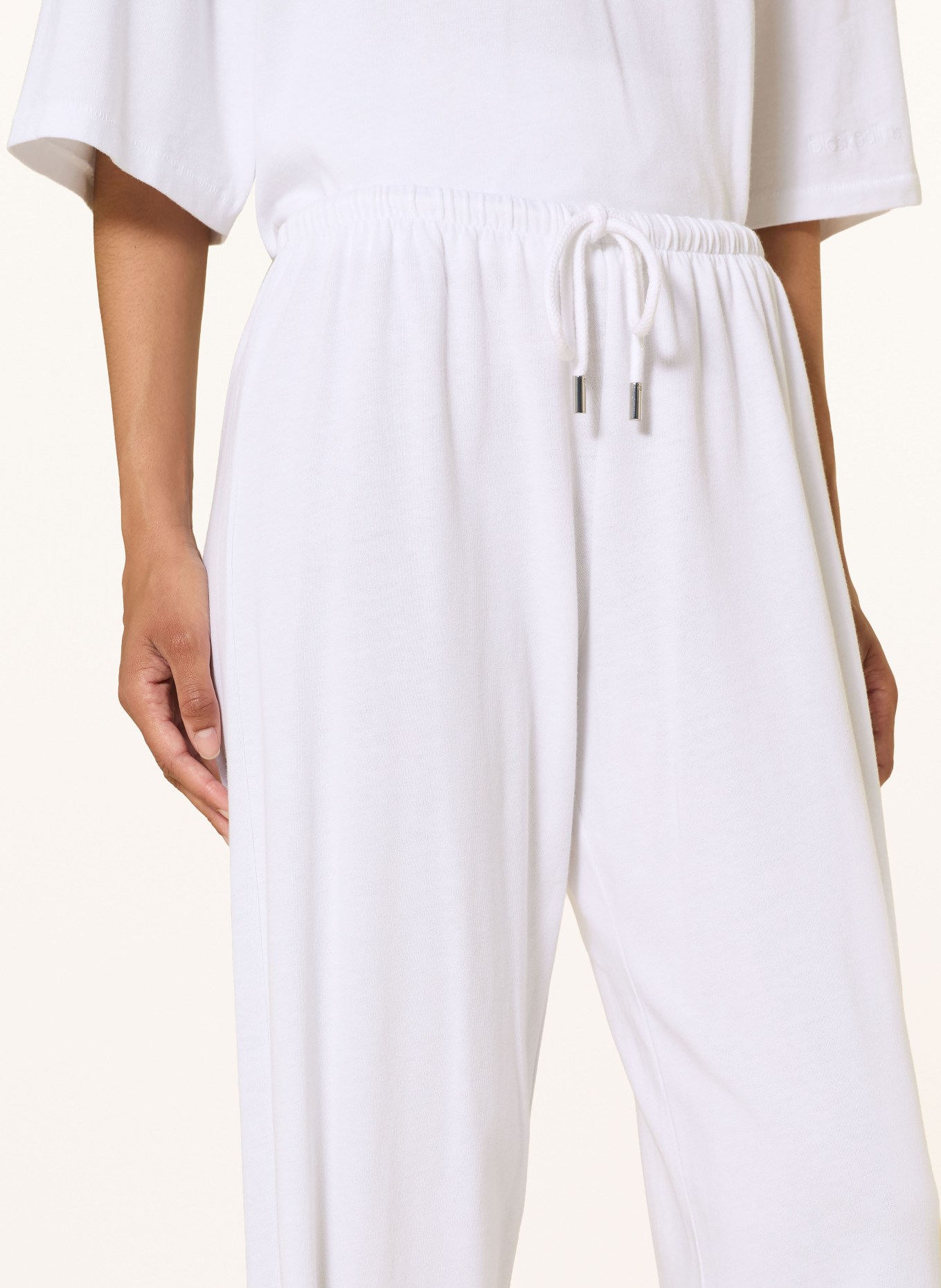 black palms ICONIC 020 Sweatpants: WHITE