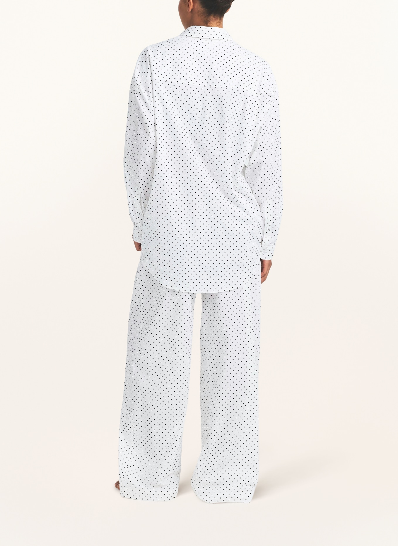 SKIMS Schlafanzug COTTON POPLIN: ONYX DOT PRINT