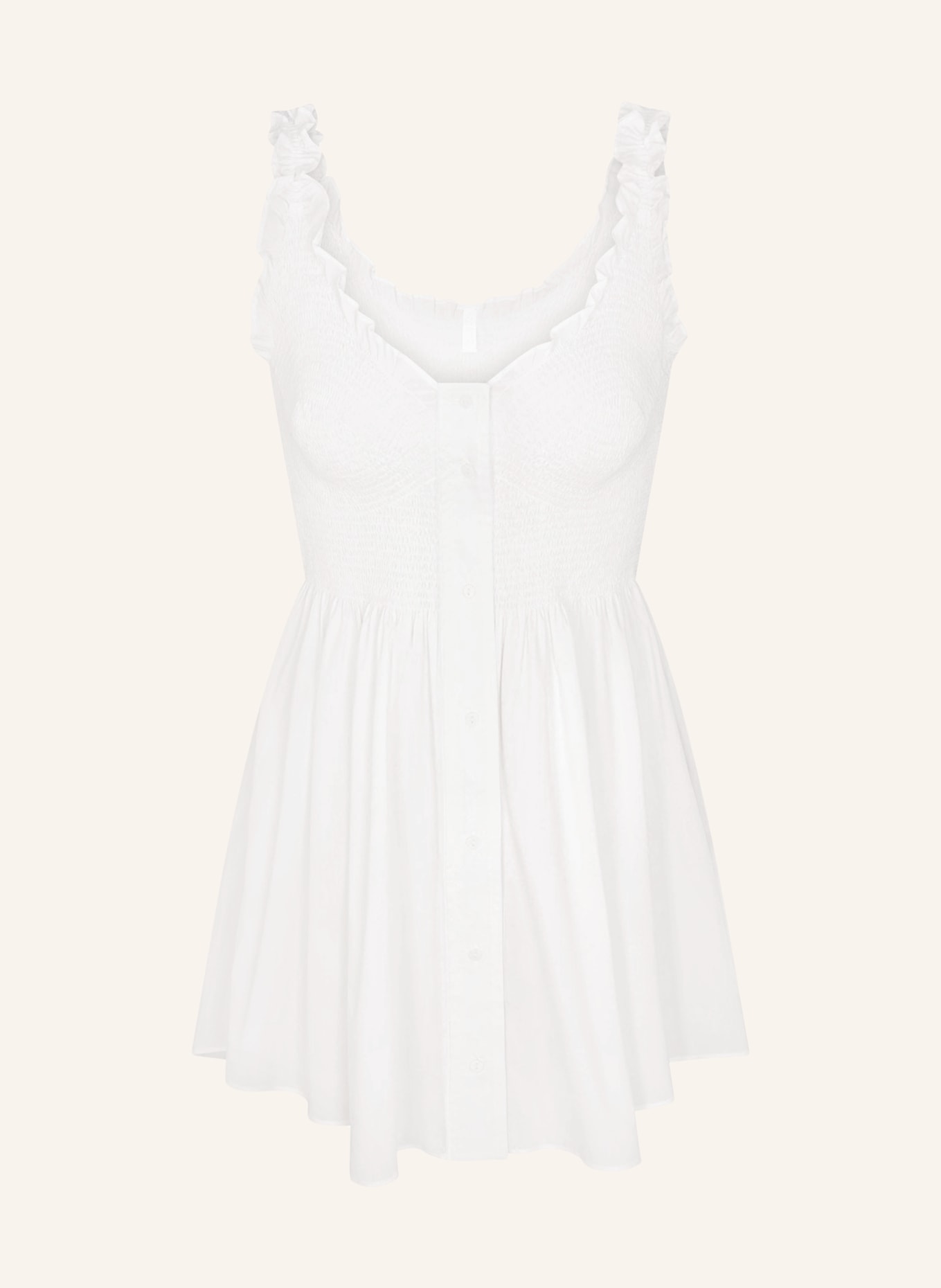 SKIMS Lounge-Kleid POPLIN APPAREL: SNOW