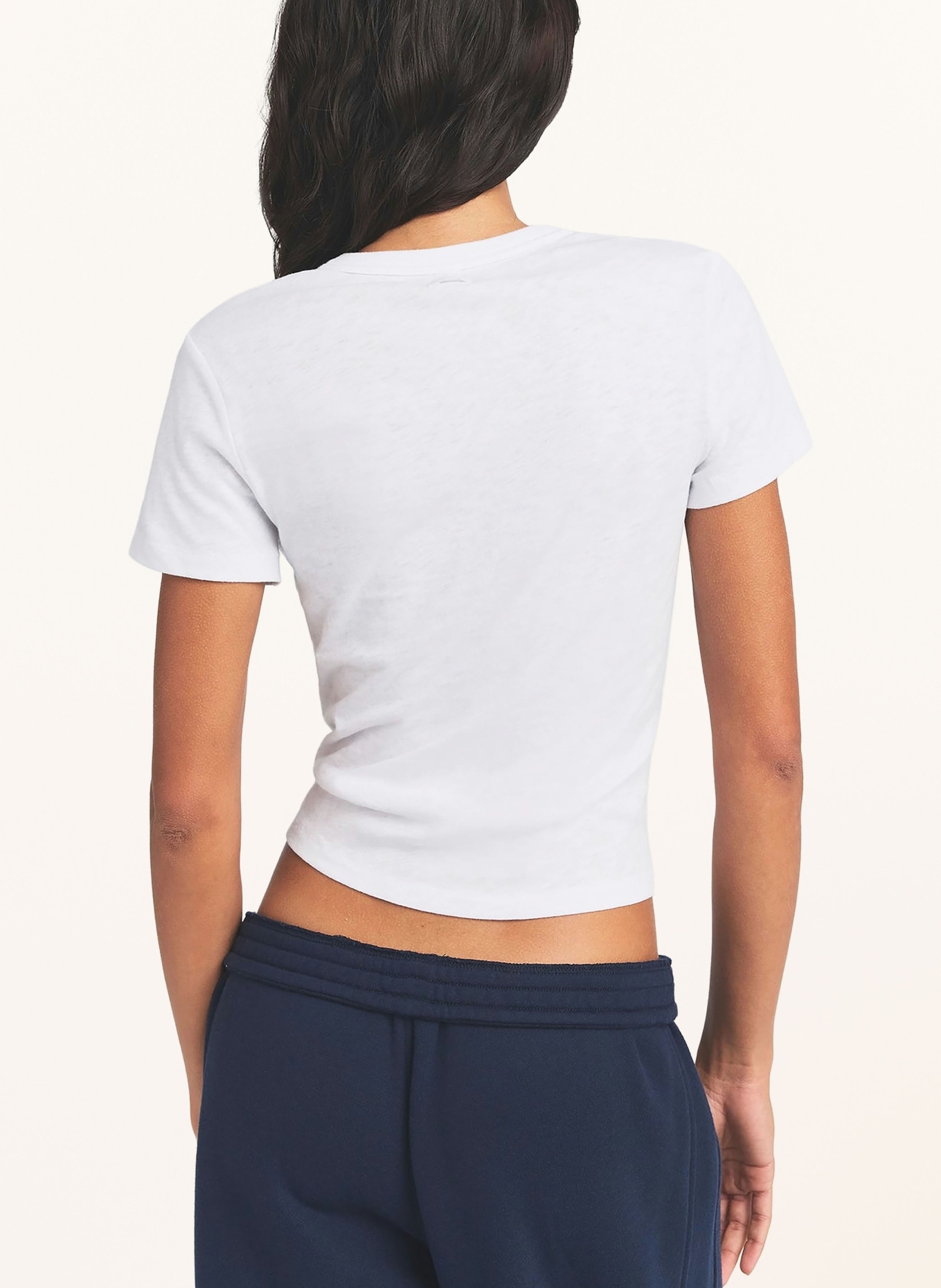 SKIMS Lounge Shirt WORN IN: SNOW