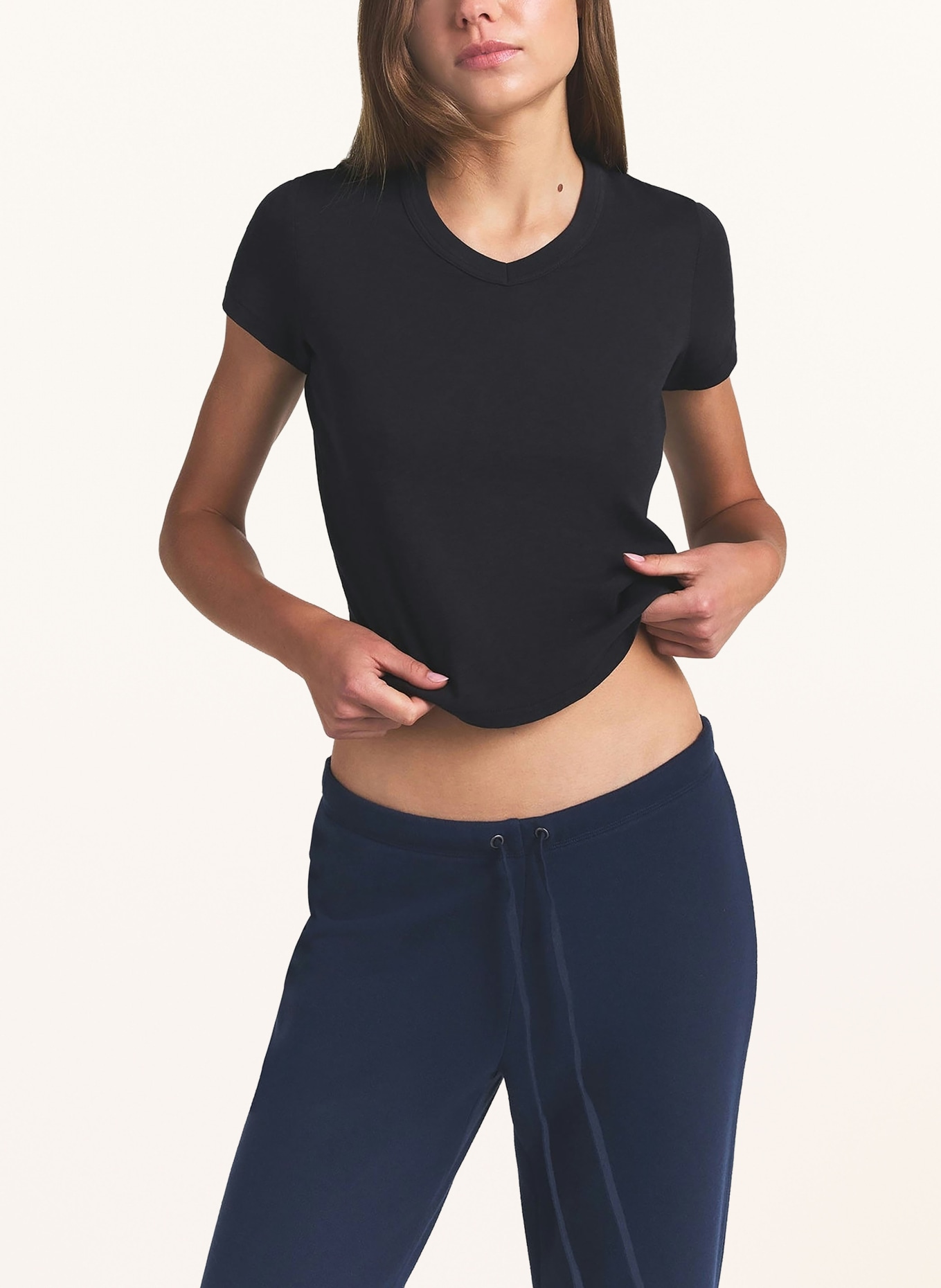 SKIMS Lounge Shirt WORN IN: WASHED ONYX