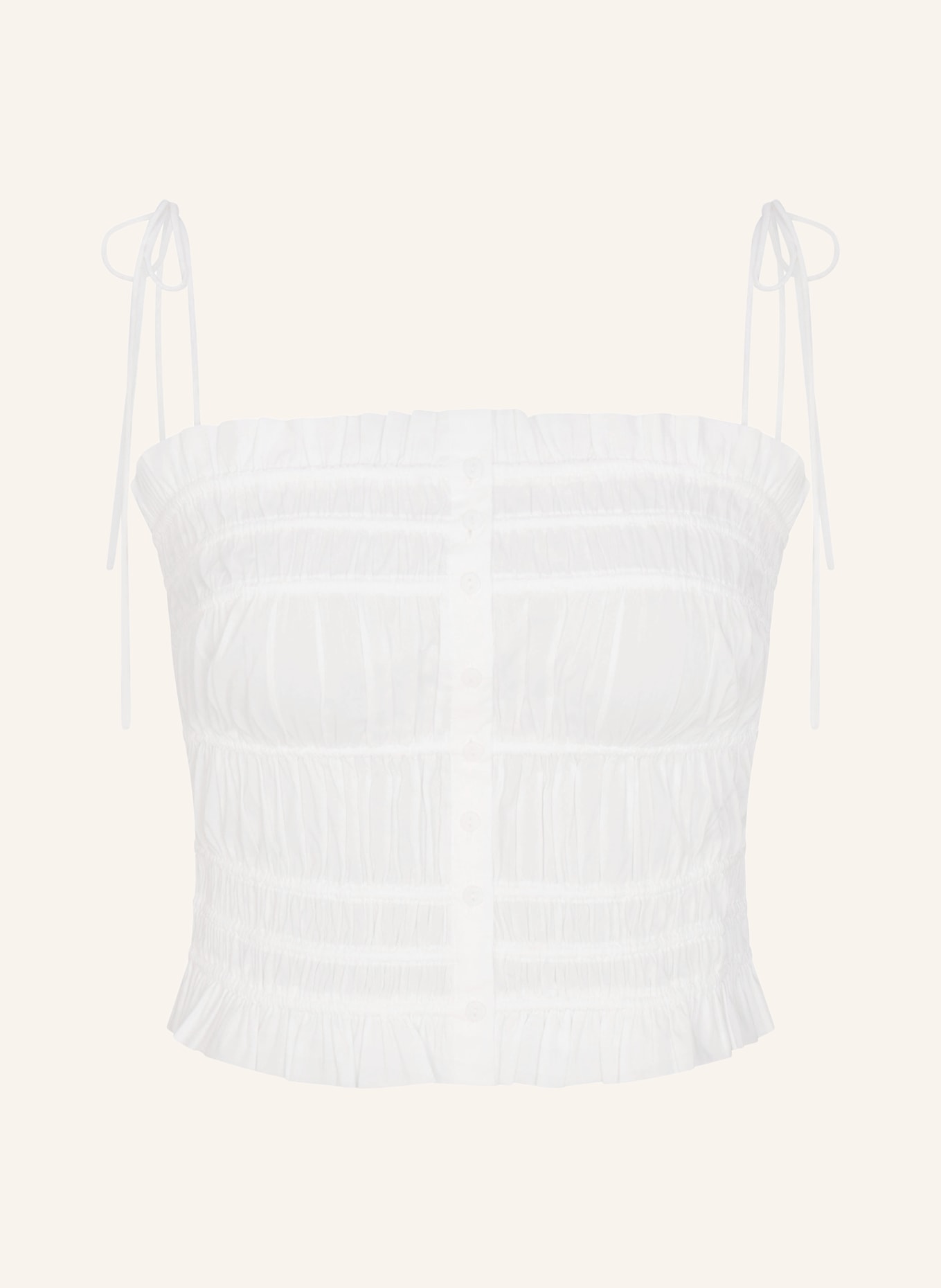 SKIMS Top de pyjama POPLIN APPAREL: SNOW