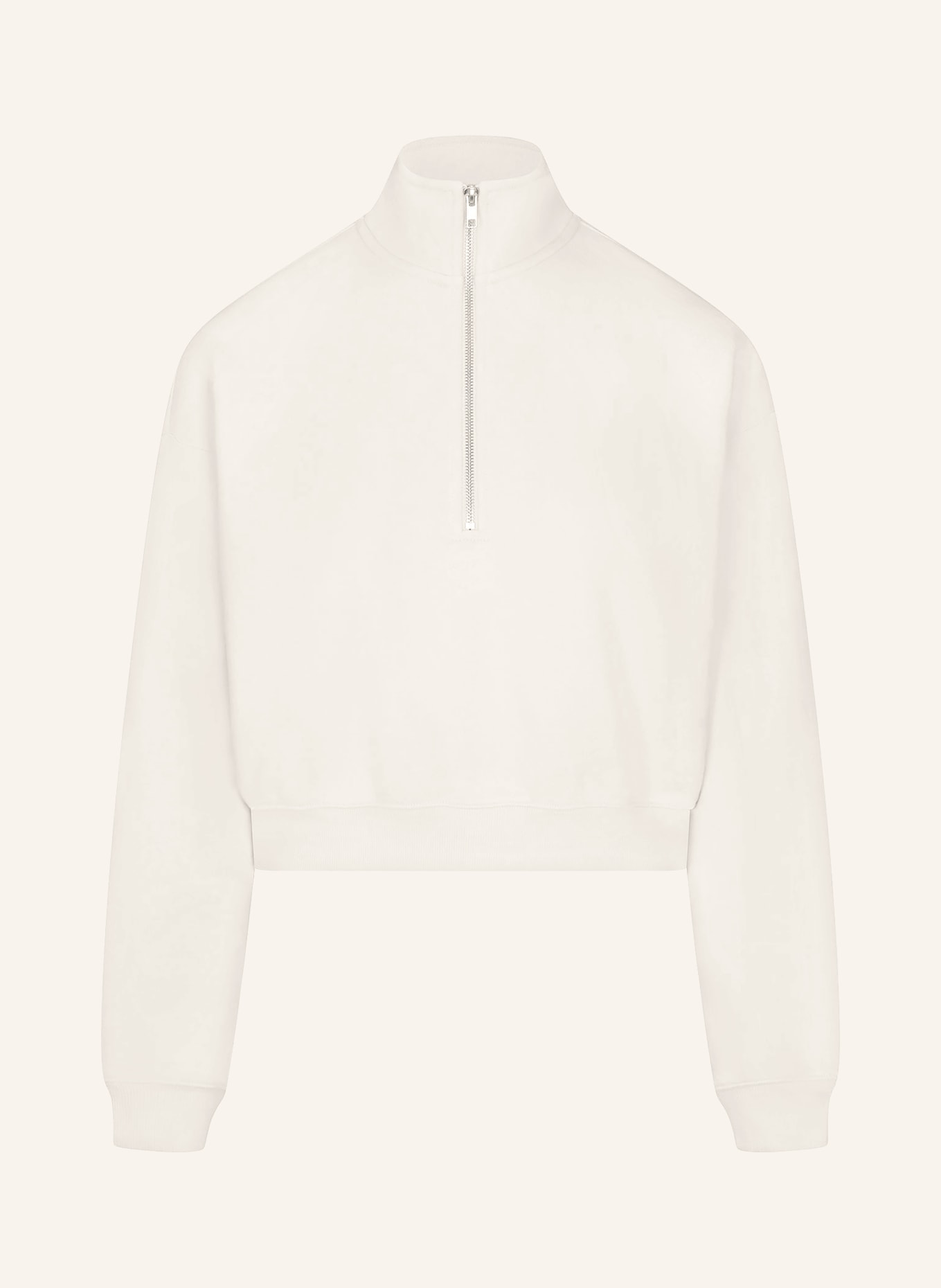 SKIMS Lounge-Sweatshirt DRAPEY FRENCH: BUFF
