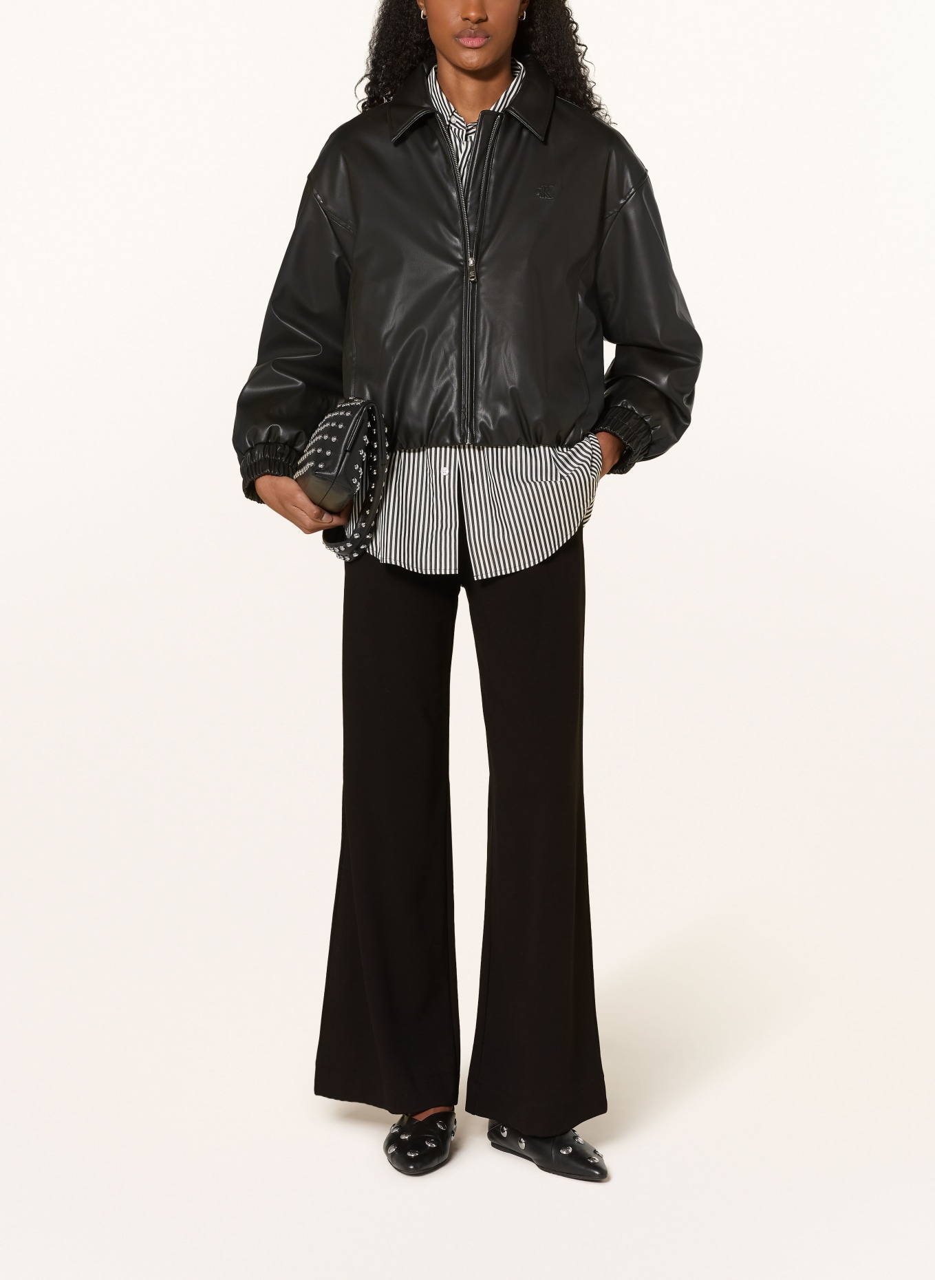 ARMEDANGELS Marlenehose: SCHWARZ