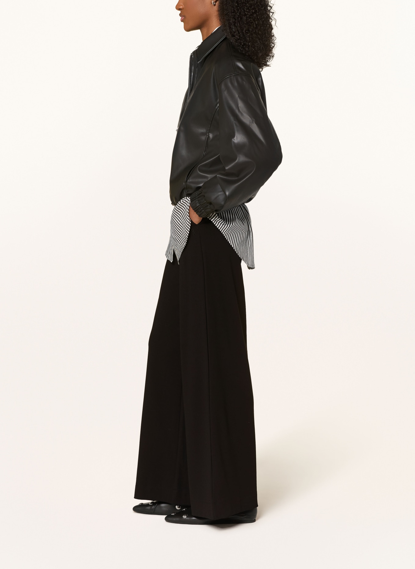 ARMEDANGELS Marlenehose: SCHWARZ
