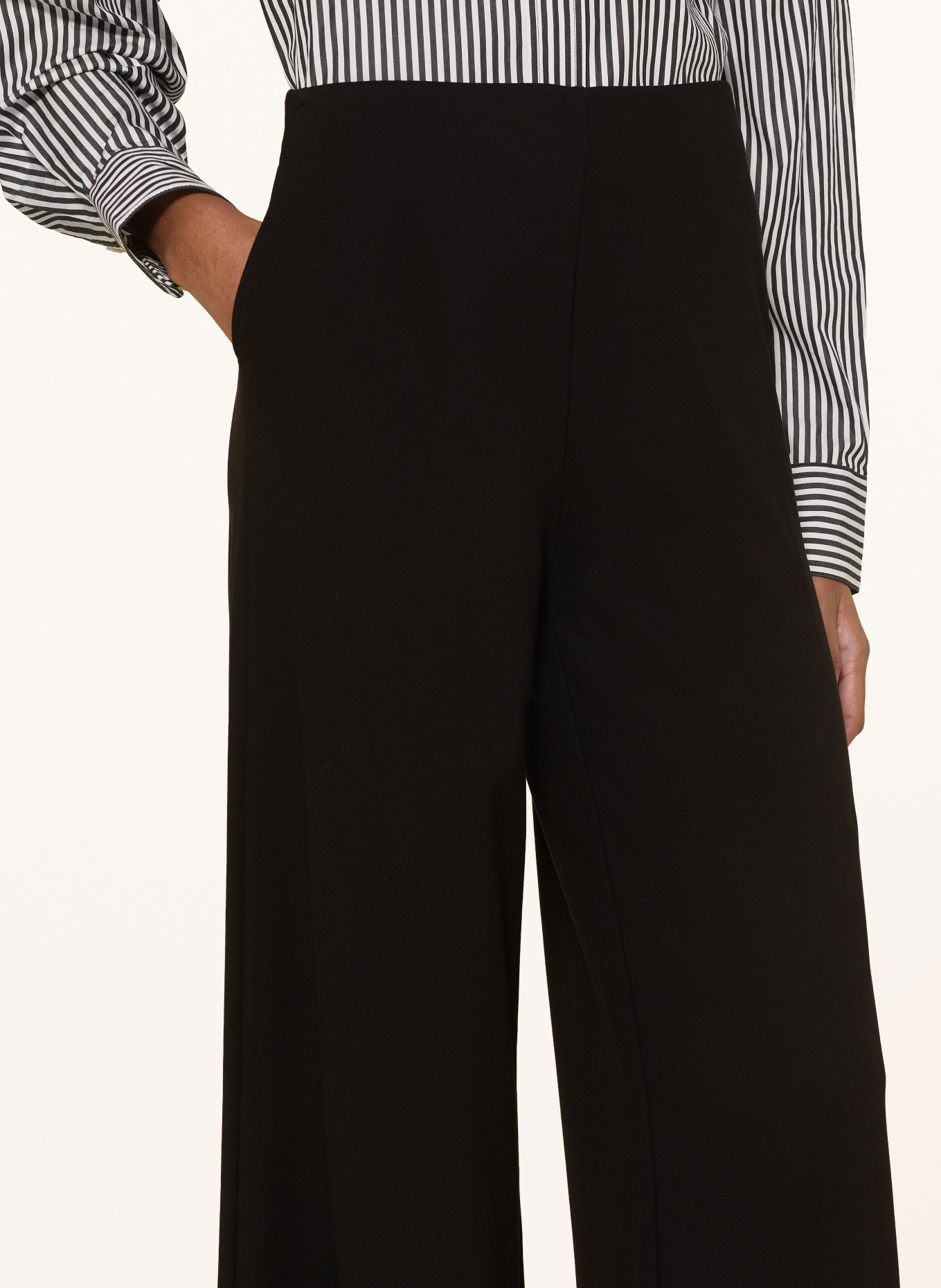 ARMEDANGELS Marlenehose: SCHWARZ