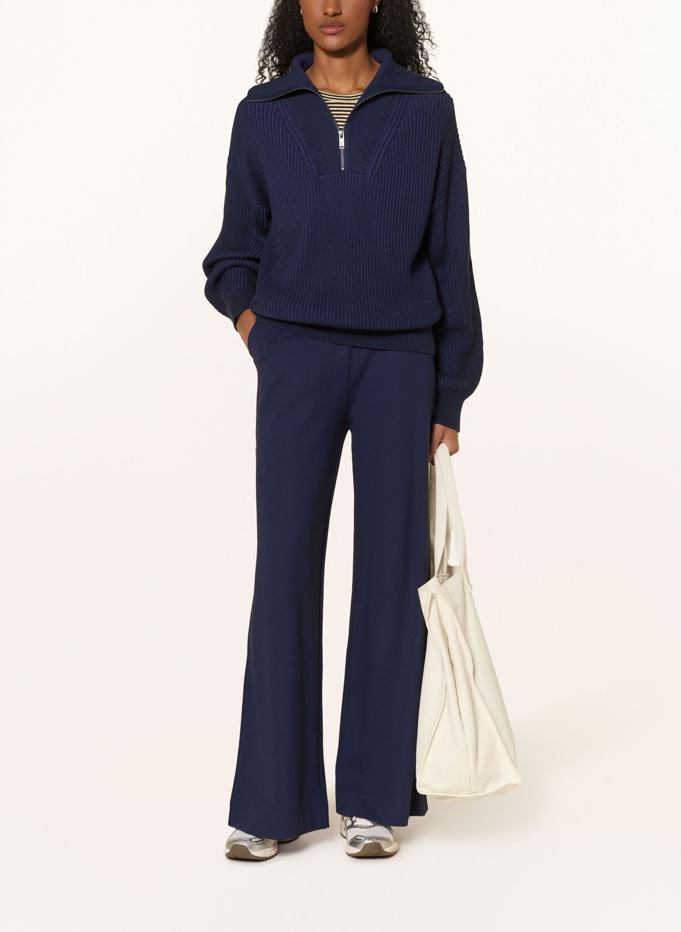 ARMEDANGELS Marlene-broek: DONKERBLAUW
