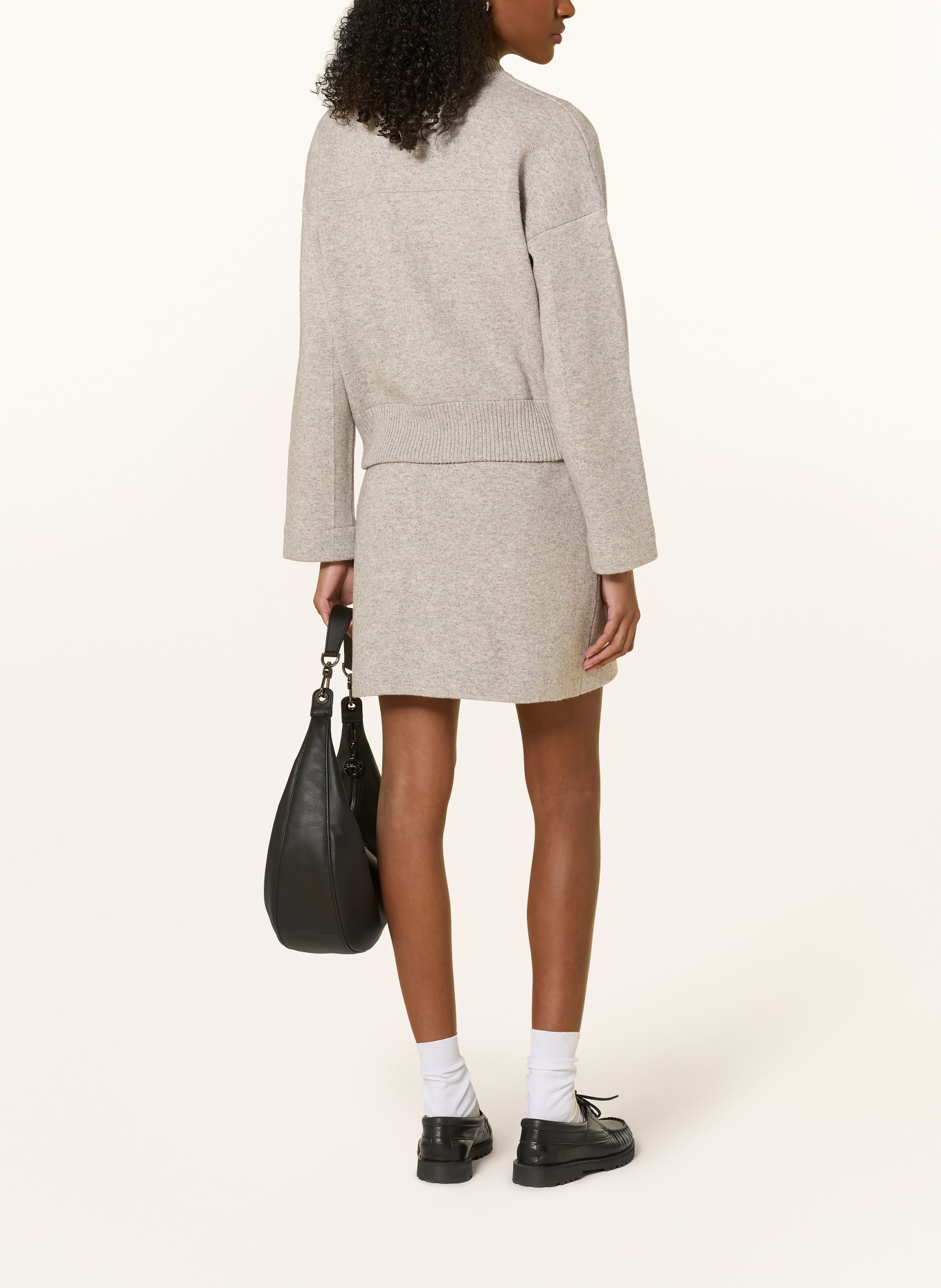 ARMEDANGELS Gebreide blouson: BEIGE