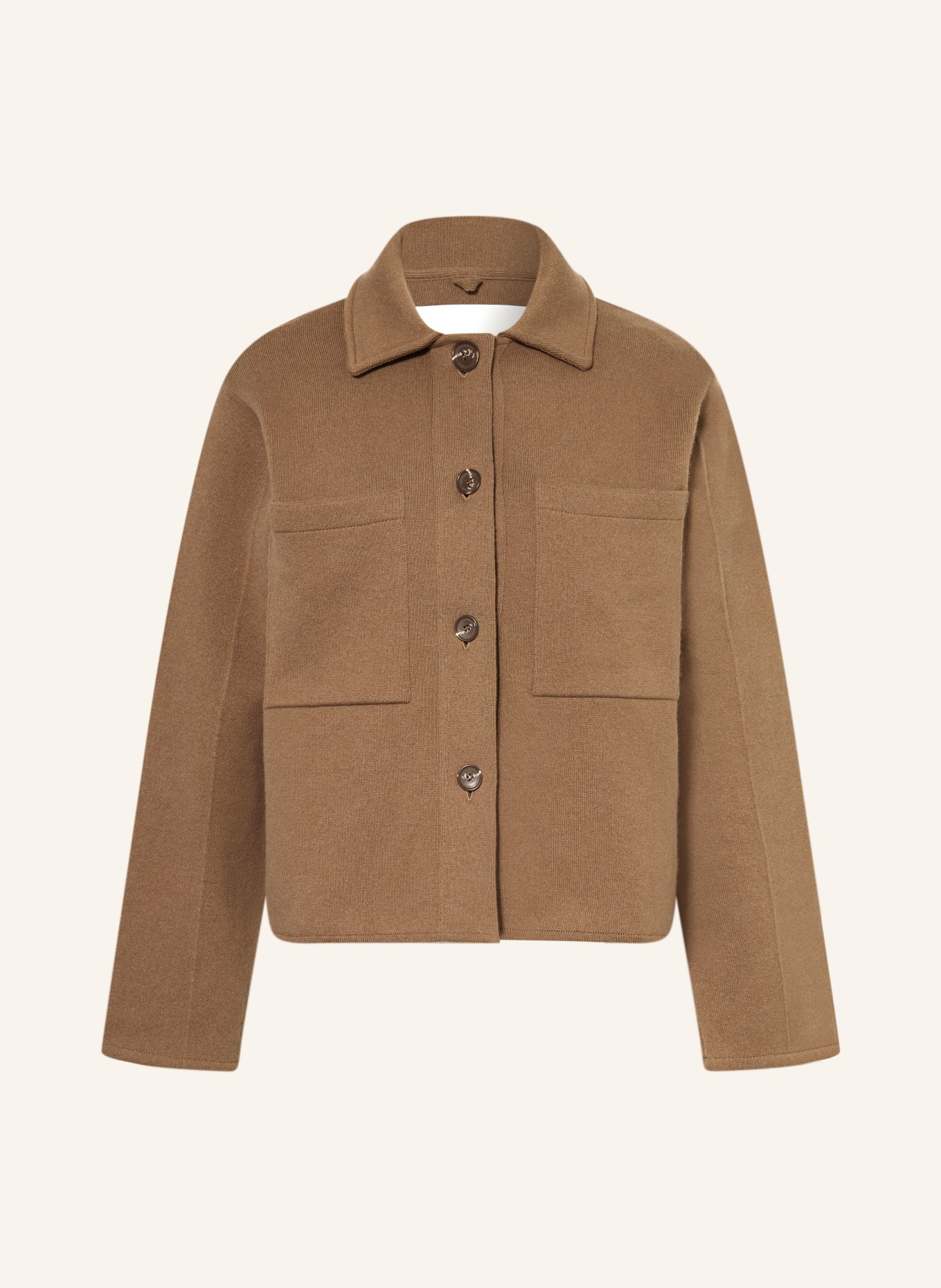 ARMEDANGELS Gebreid vest: CAMEL