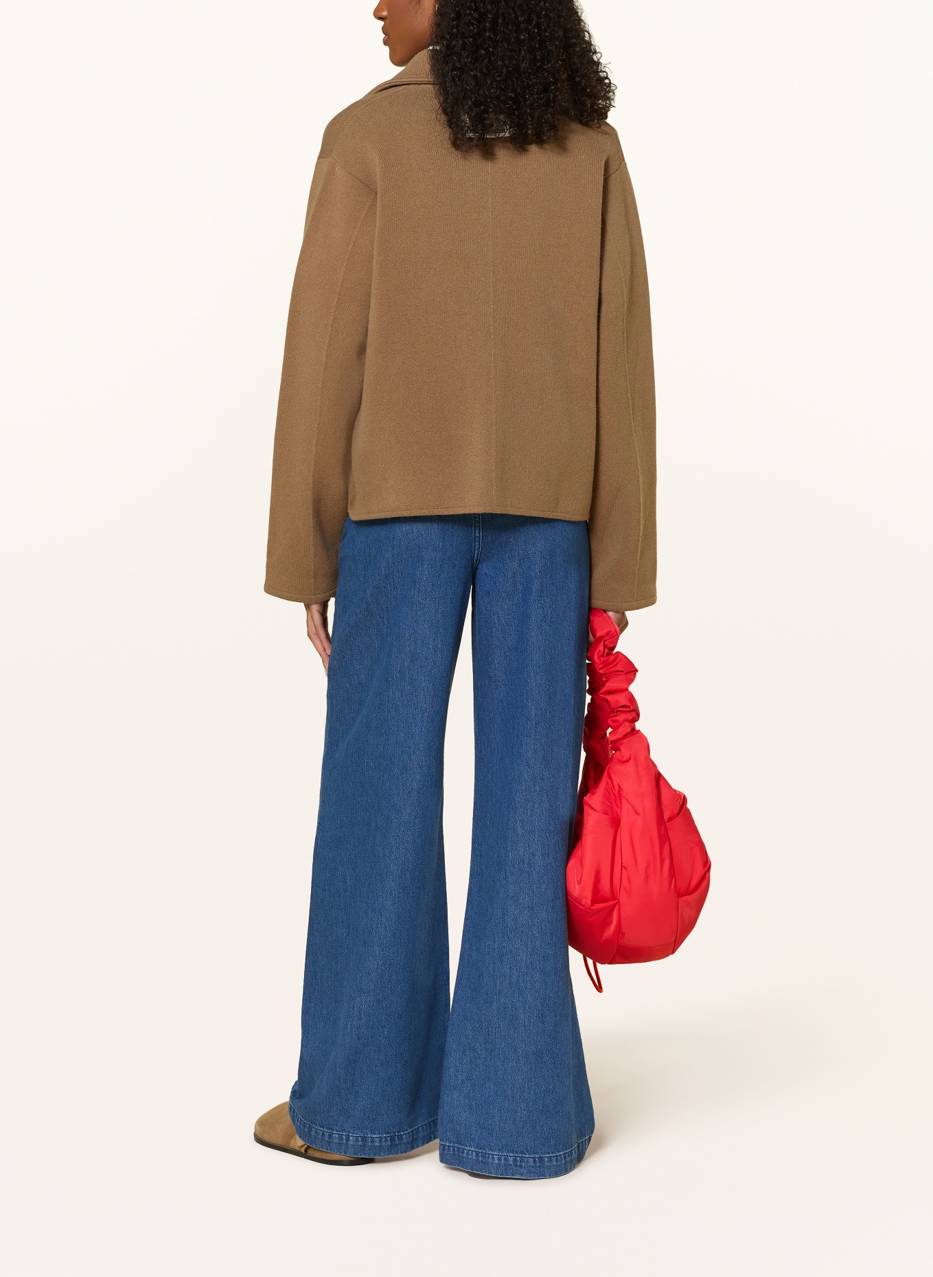 ARMEDANGELS Gebreid vest: CAMEL