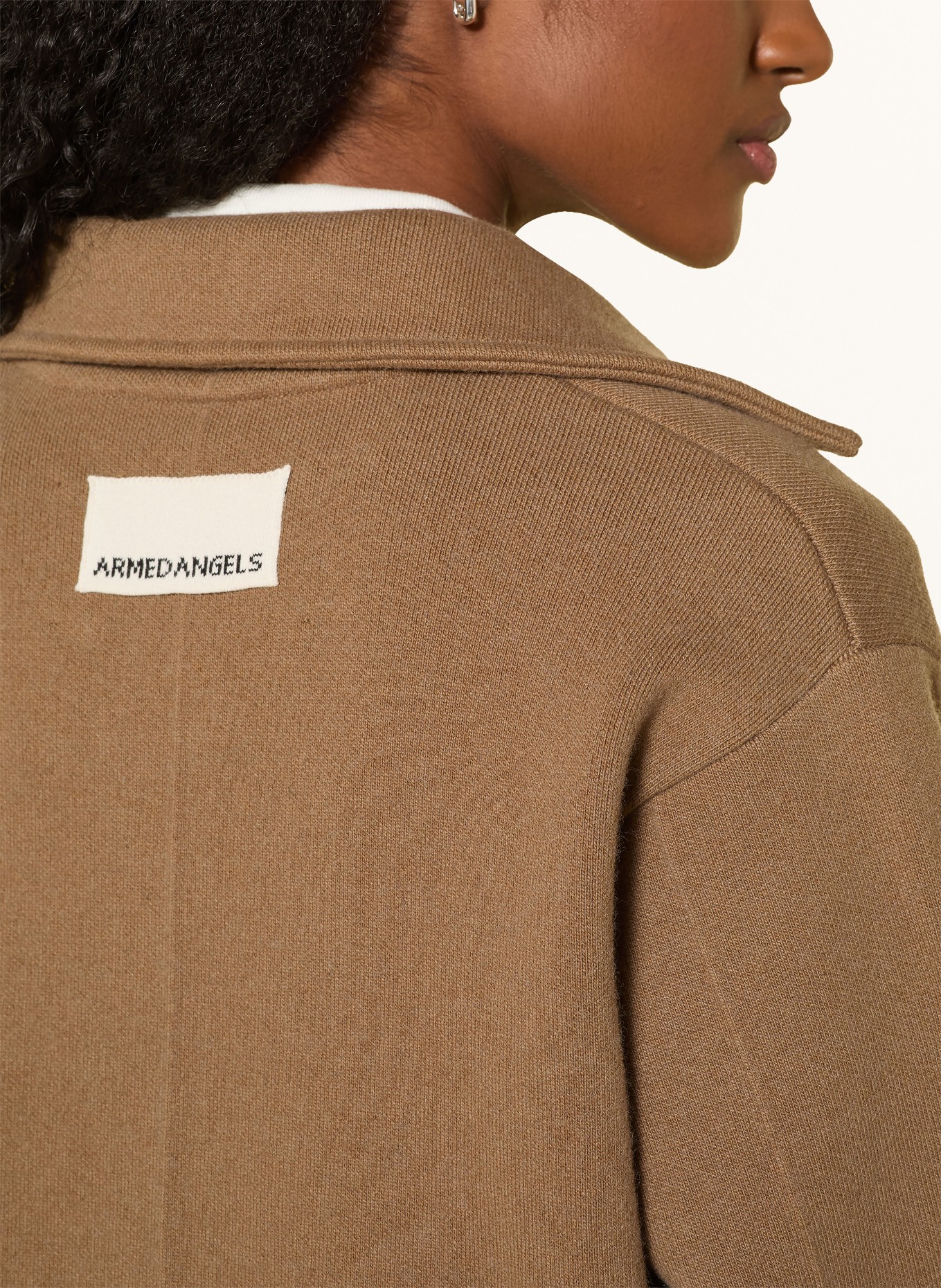 ARMEDANGELS Gebreid vest: CAMEL