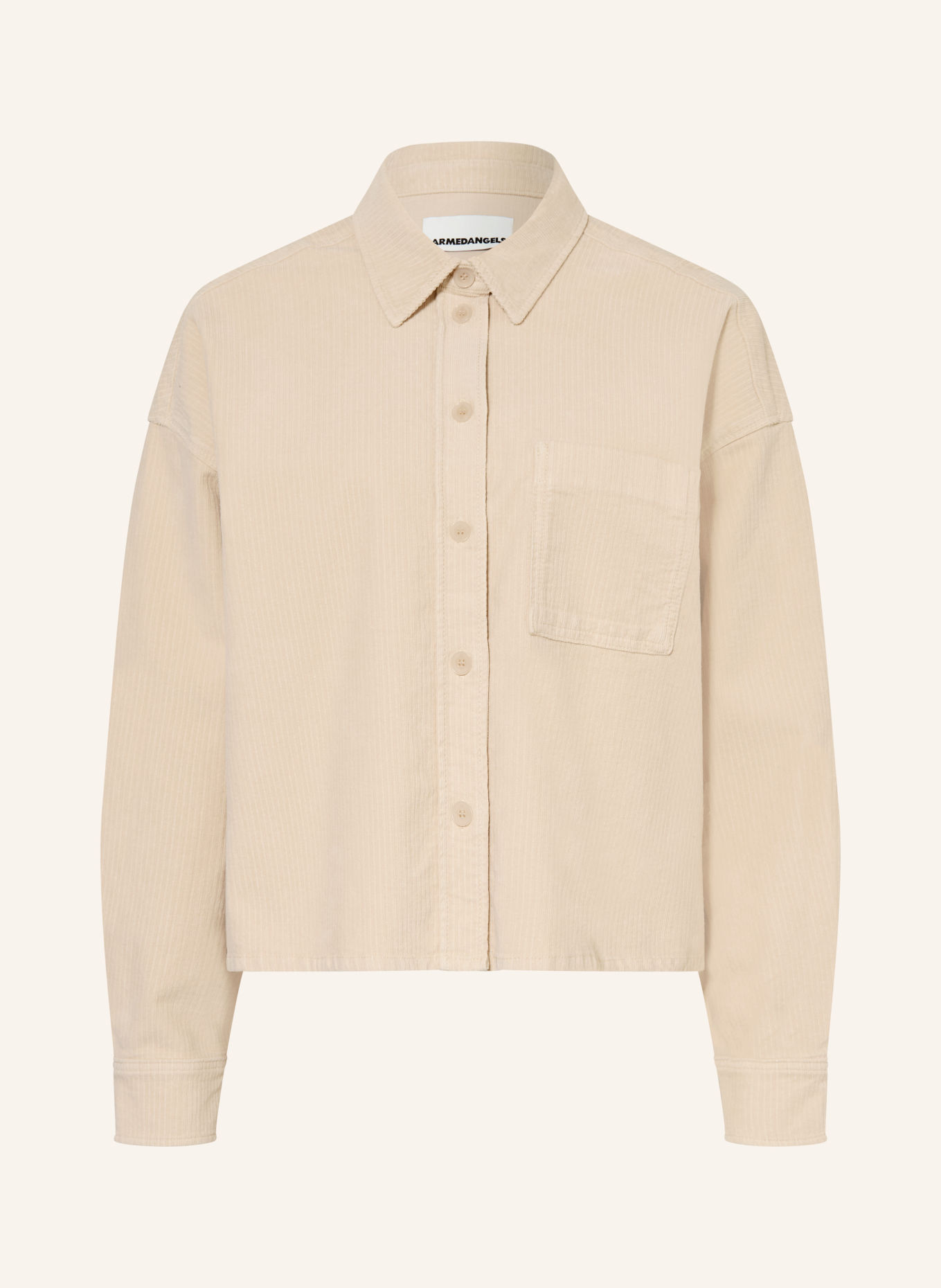ARMEDANGELS Hemdbluse NALAANI aus Cord: CAMEL