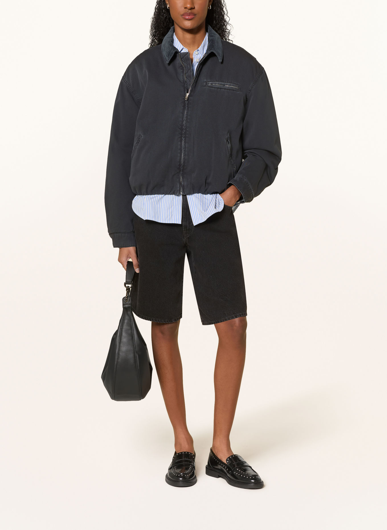 ARMEDANGELS Blouson: DONKERGRIJS
