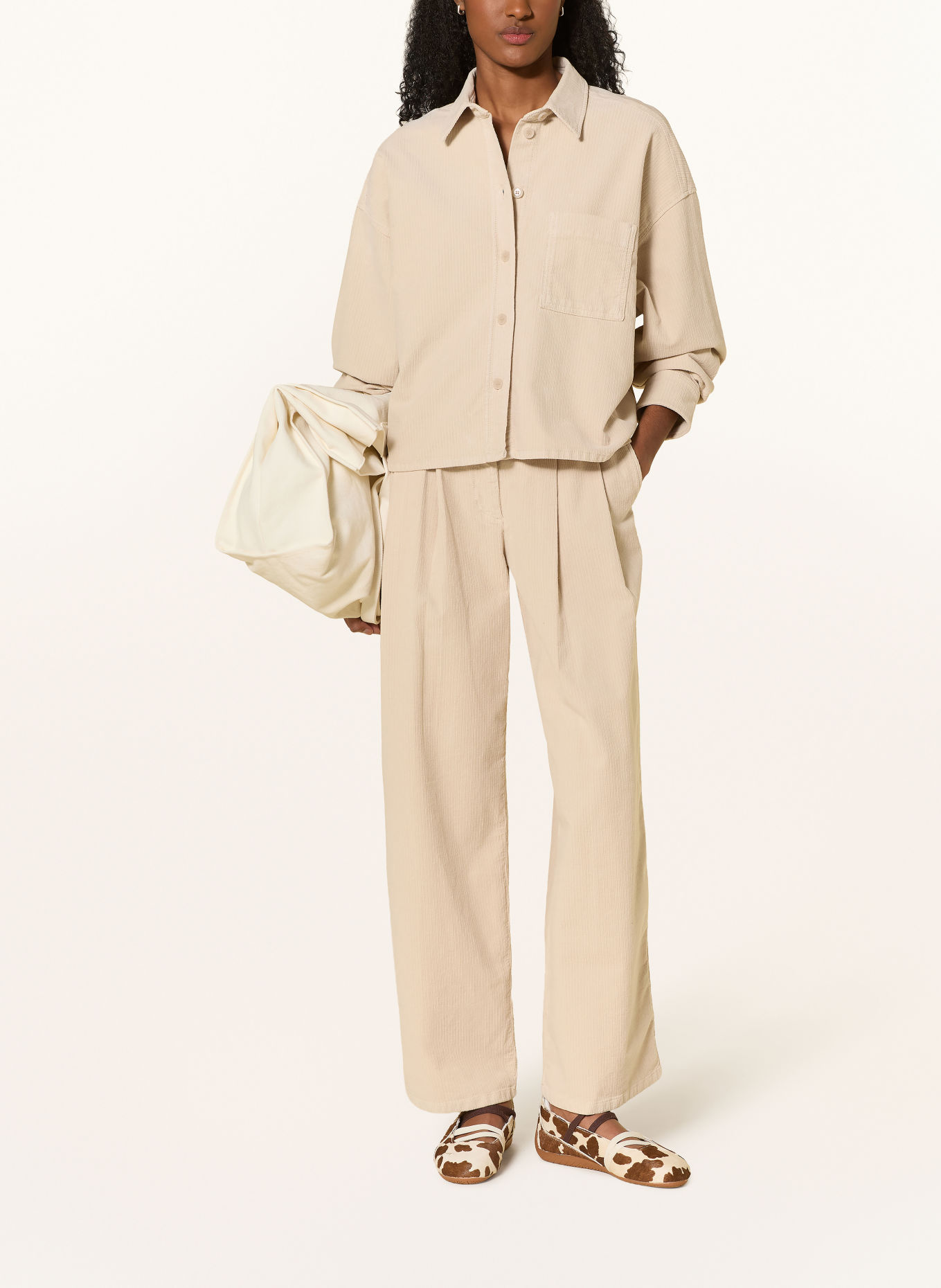 ARMEDANGELS Marlene-broek van corduroy: BEIGE