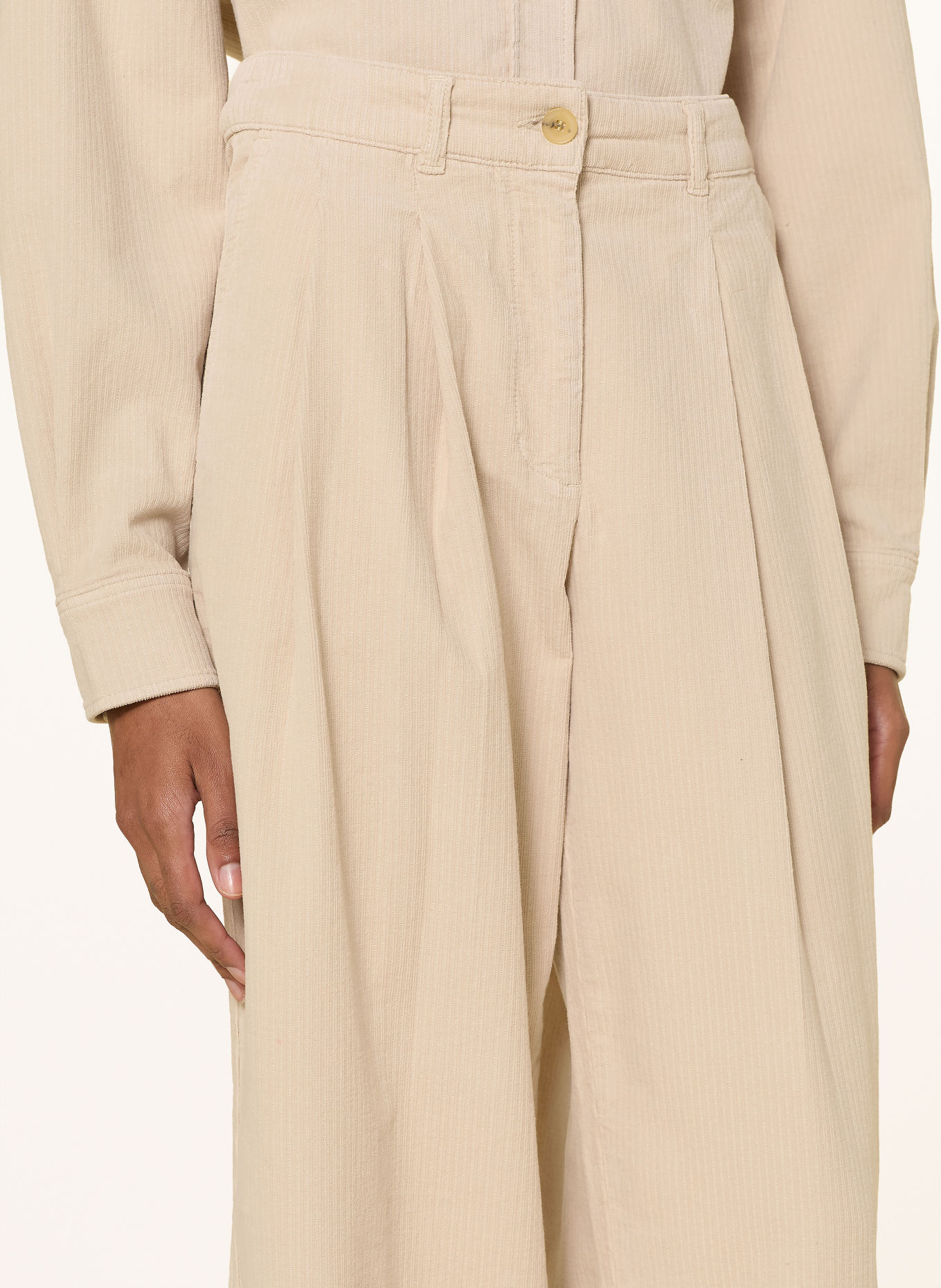 ARMEDANGELS Marlene-broek van corduroy: BEIGE