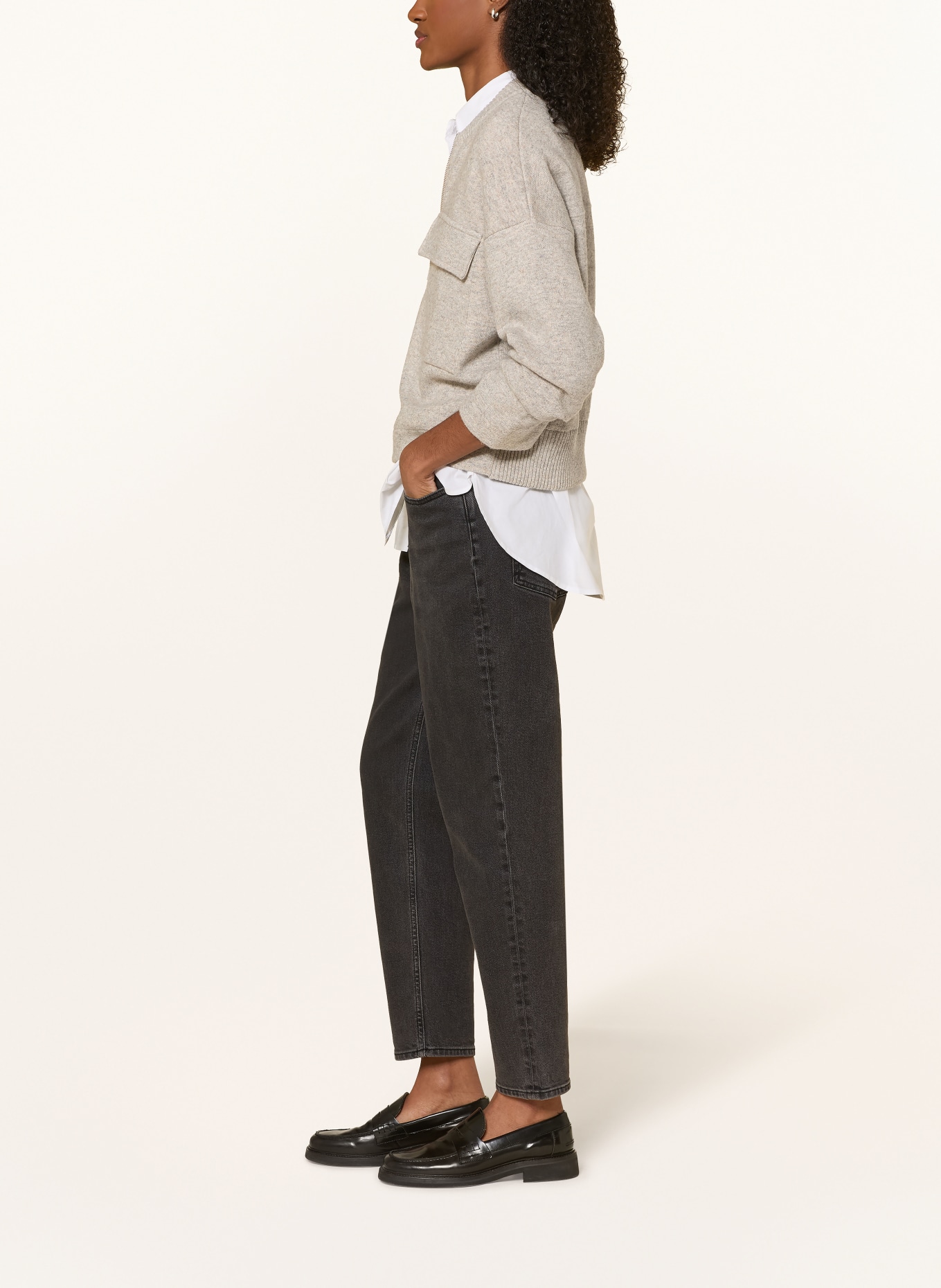 ARMEDANGELS Dżinsy typu mom jeans MAIRAA: 2122 ebony