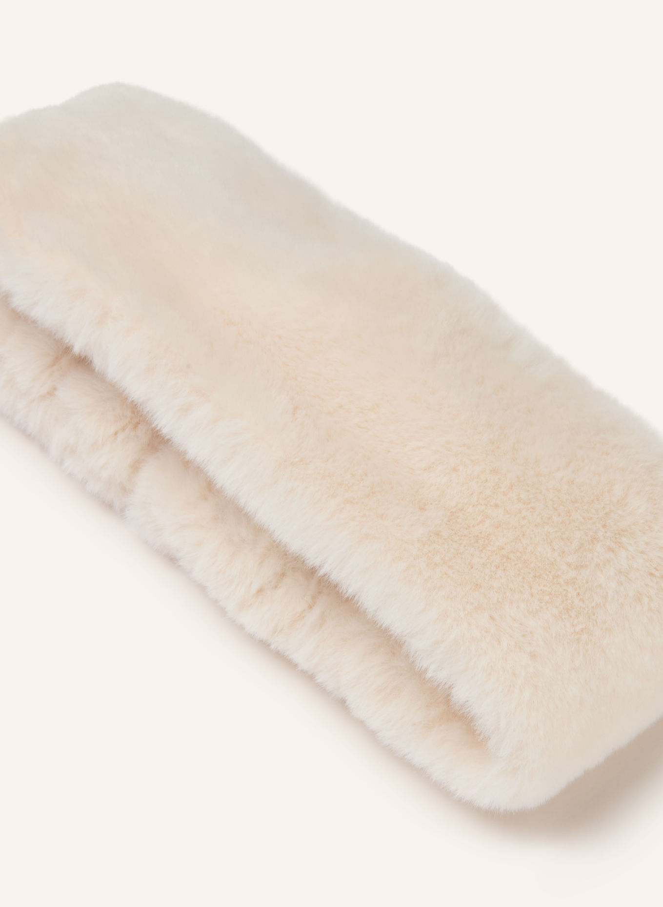 darling harbour Bandeau en fausse fourrure: OFFWHITE