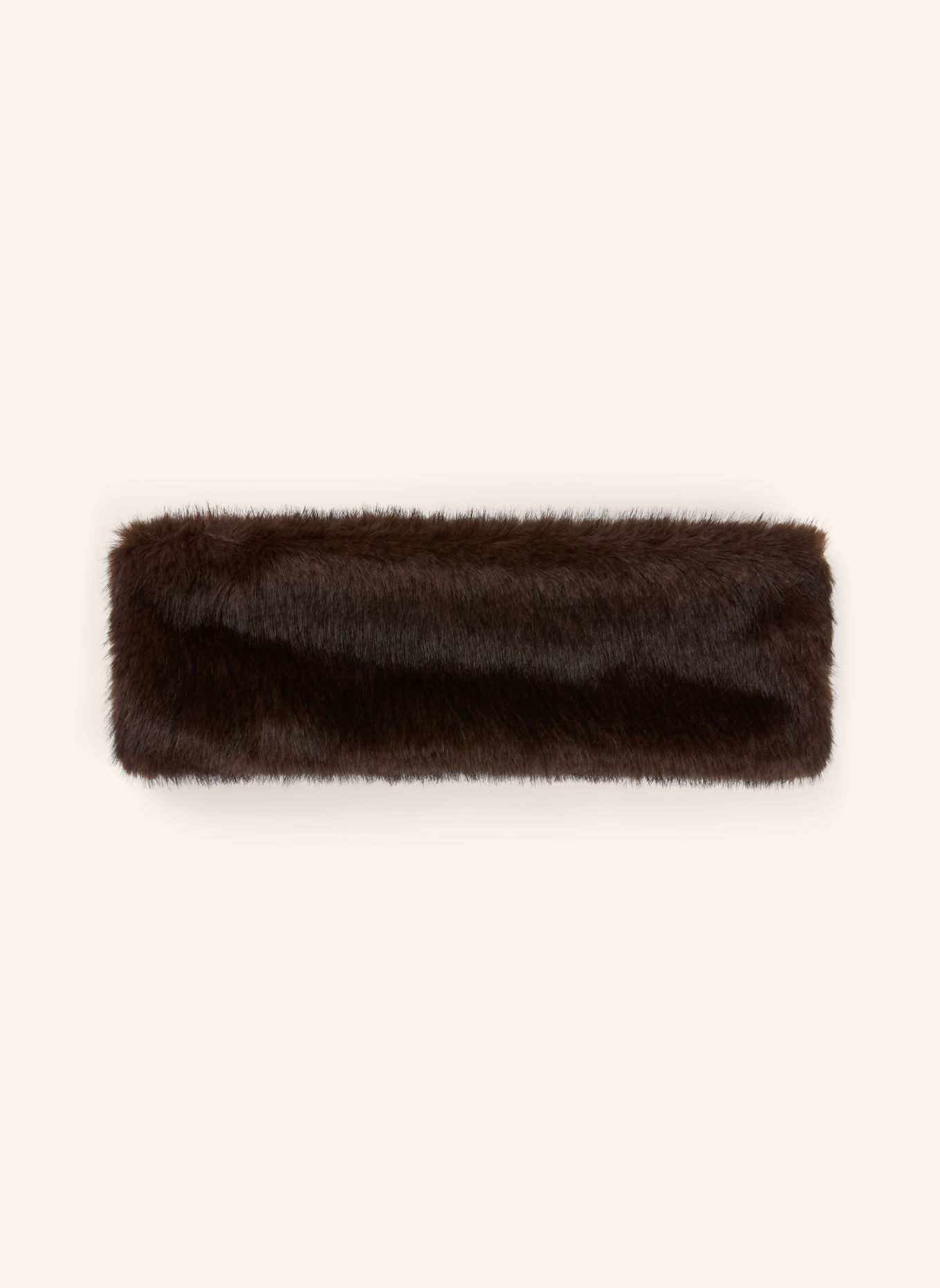 darling harbour Bandeau en fausse fourrure: BROWN
