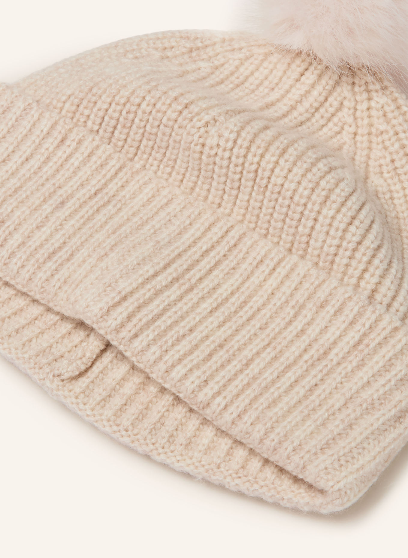 darling harbour Căciulă cu blană artificială: OFFWHITE