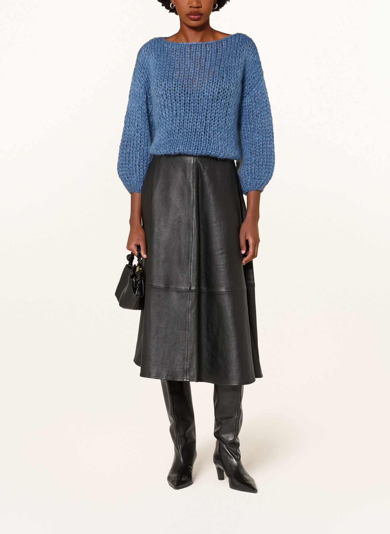 MAIAMI Pullover mit Mohair: BLAU