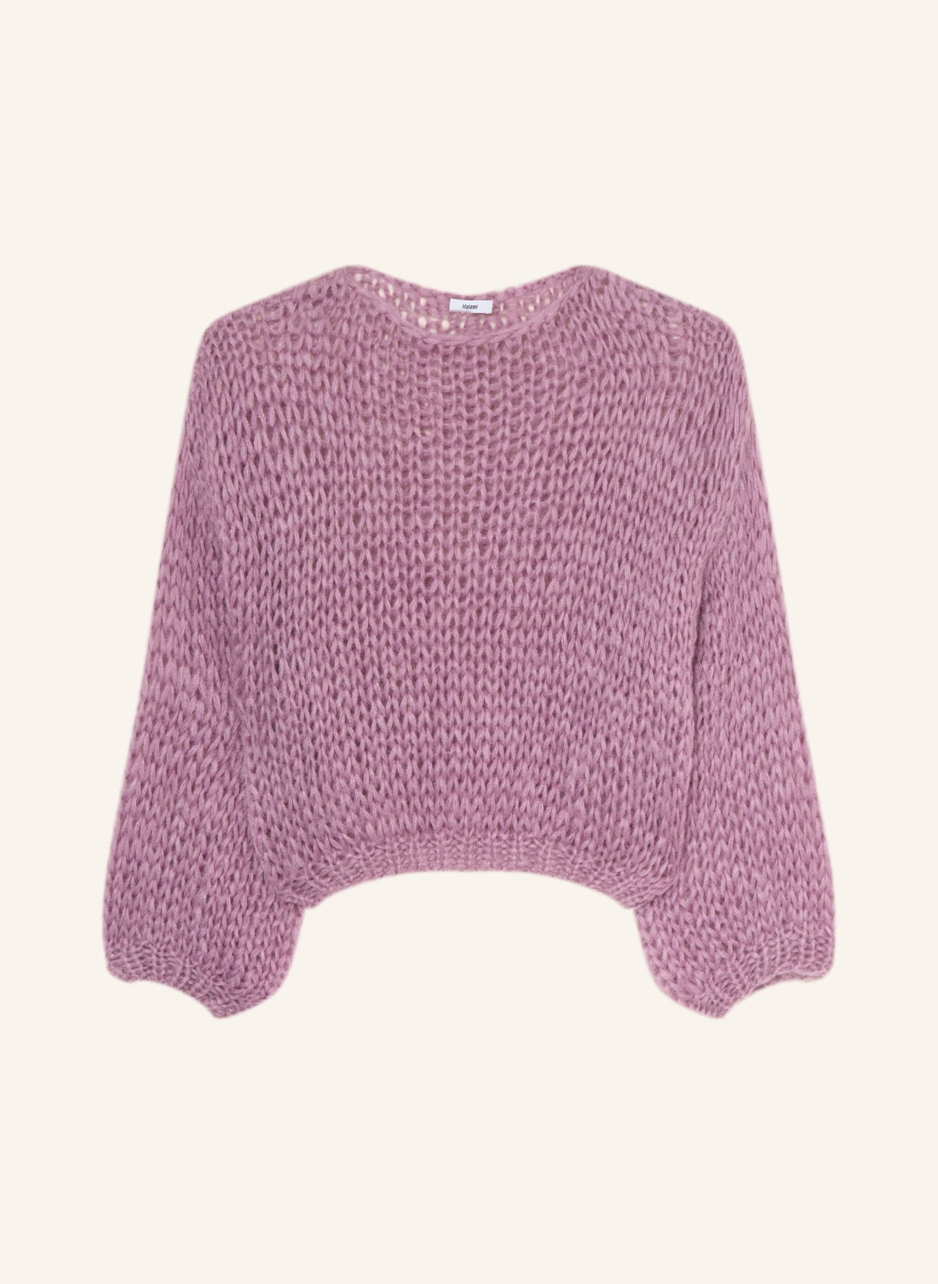 MAIAMI Pullover mit Mohair: LILA