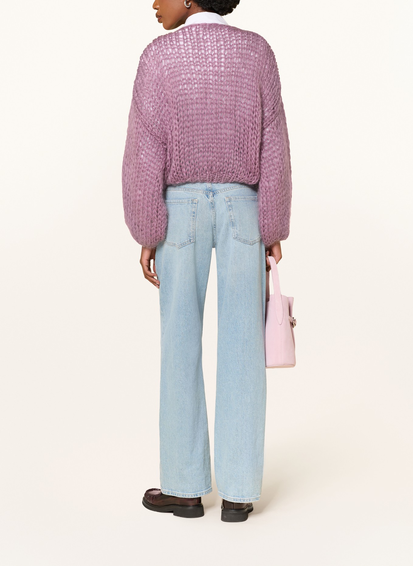 MAIAMI Pullover mit Mohair: LILA