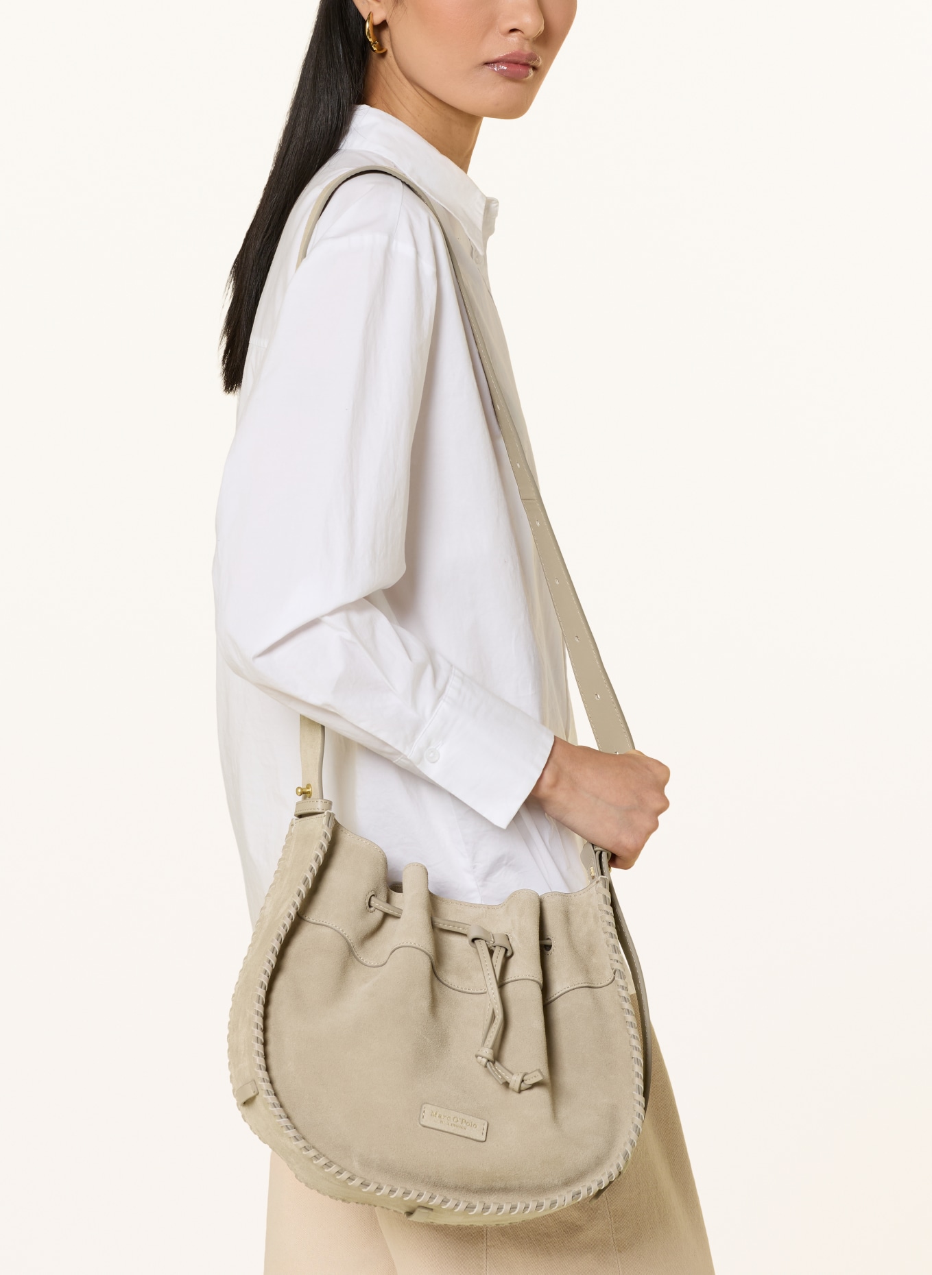 Marc O'Polo Sac fourre-tout: BEIGE