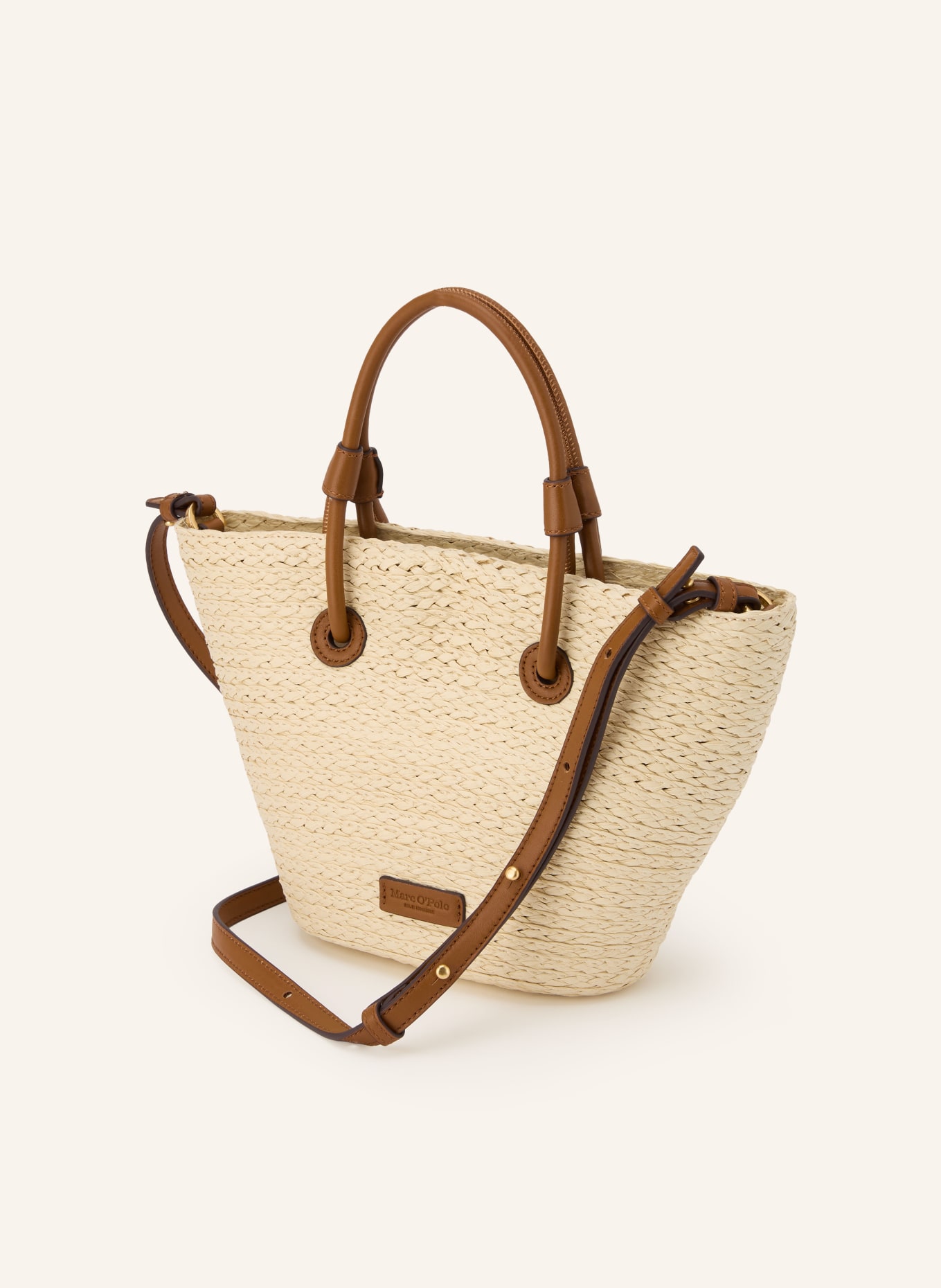 Marc O'Polo Handtasche: BEIGE / GOLD / BRAUN