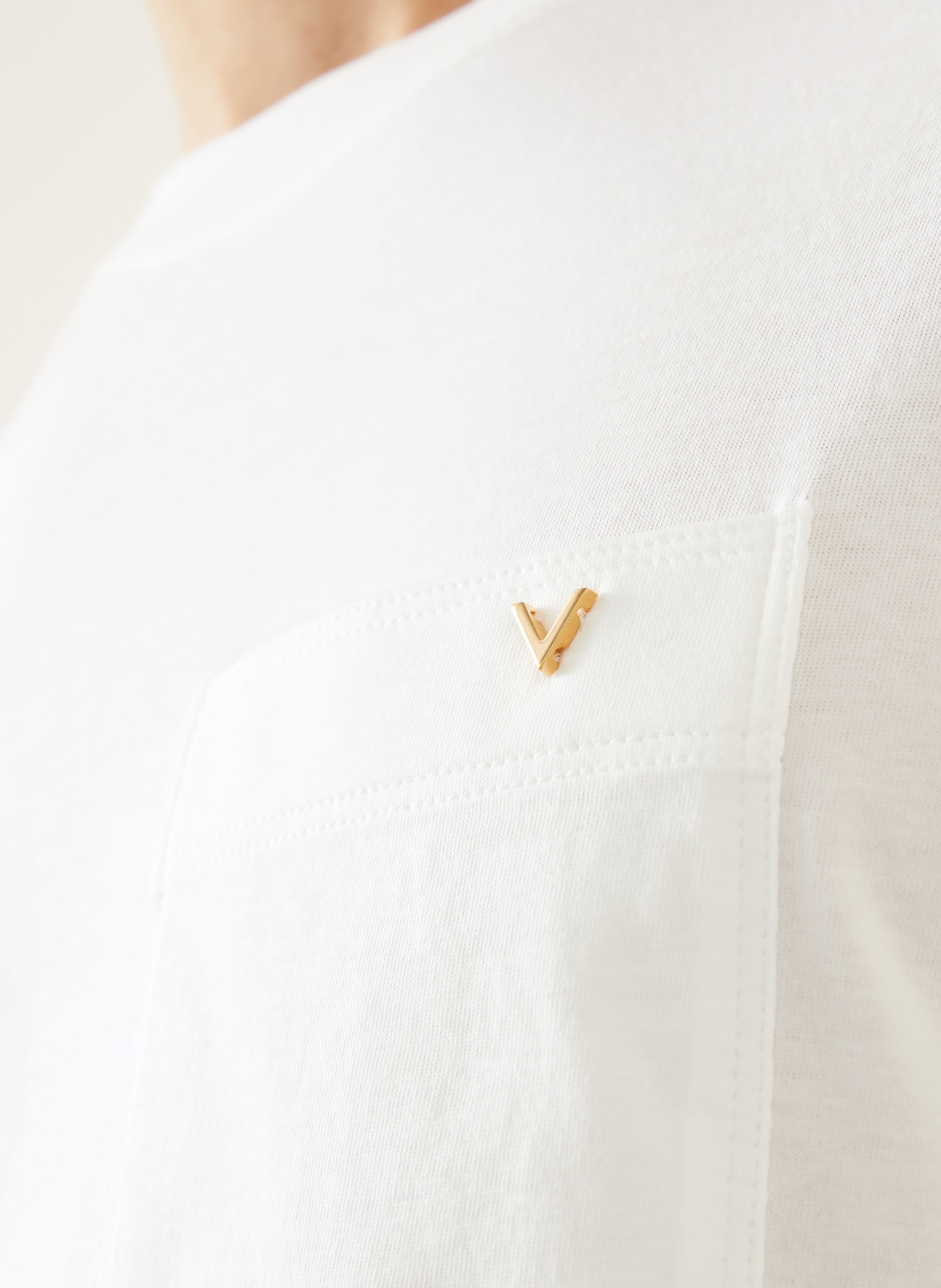 VALENTINO T-shirt VGOLD: WIT