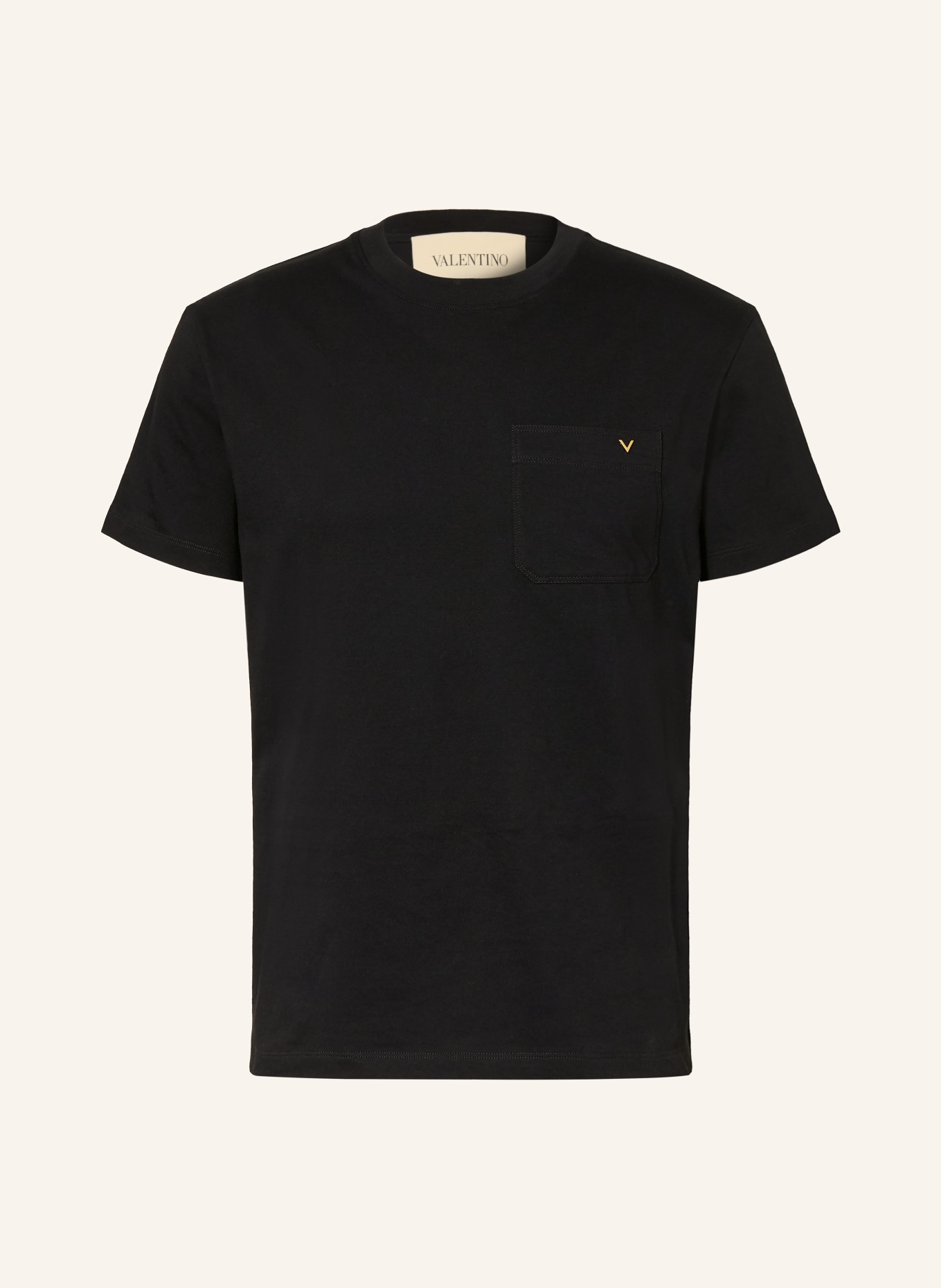 VALENTINO T-shirt VGOLD: ZWART