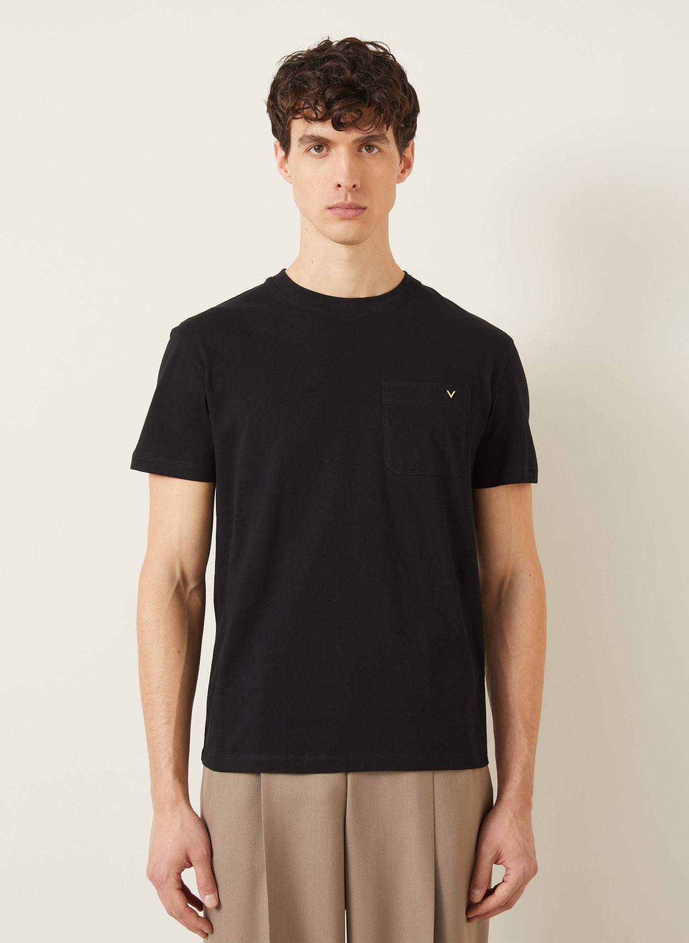 VALENTINO T-shirt VGOLD: ZWART