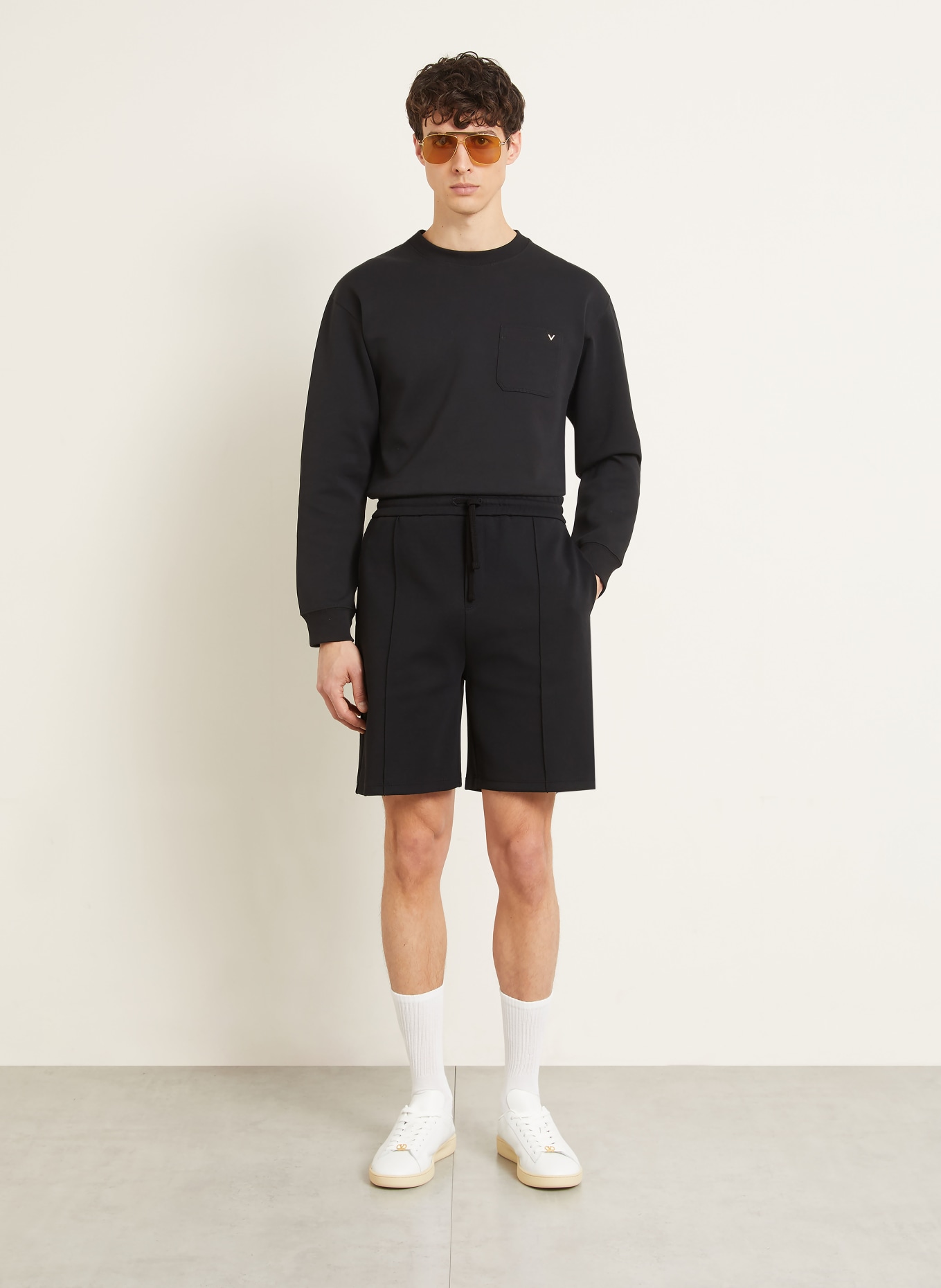 VALENTINO Korte broek VGOLD: ZWART
