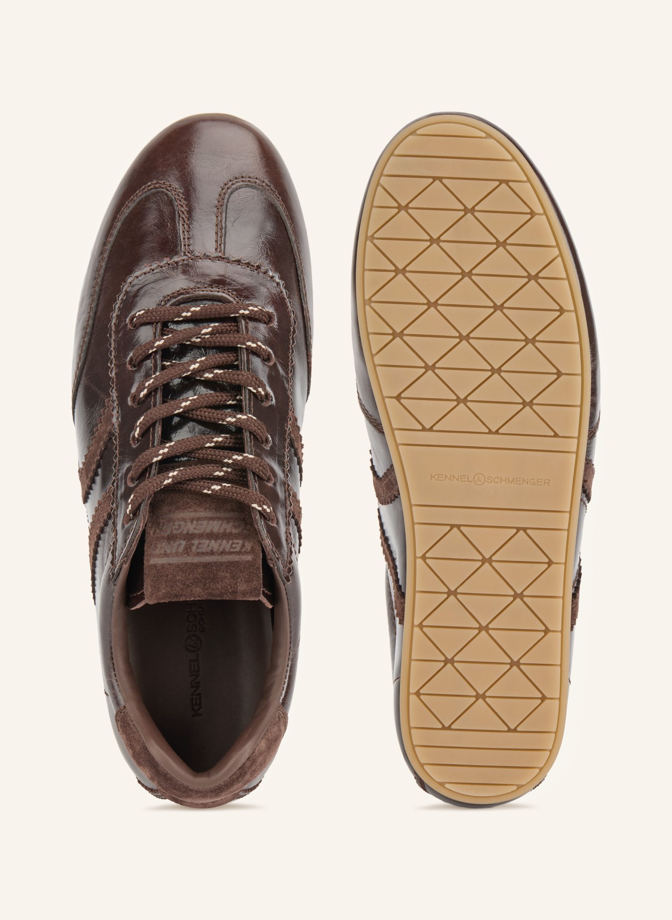 KENNEL & SCHMENGER Sneaker DROP: CIEMNOBRĄZOWY