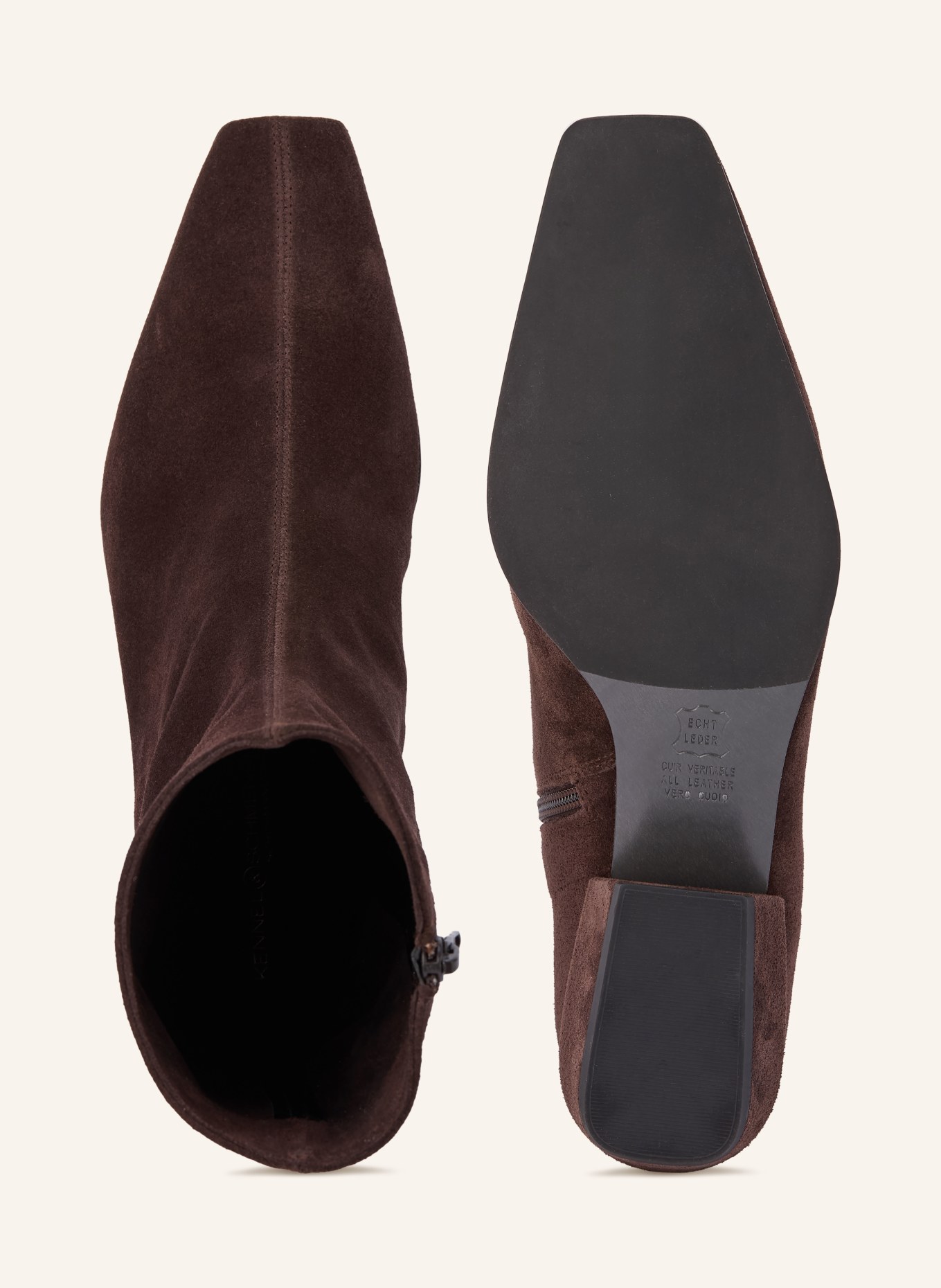 KENNEL & SCHMENGER Enkellaarzen ALMA: MARRON FONCÉ