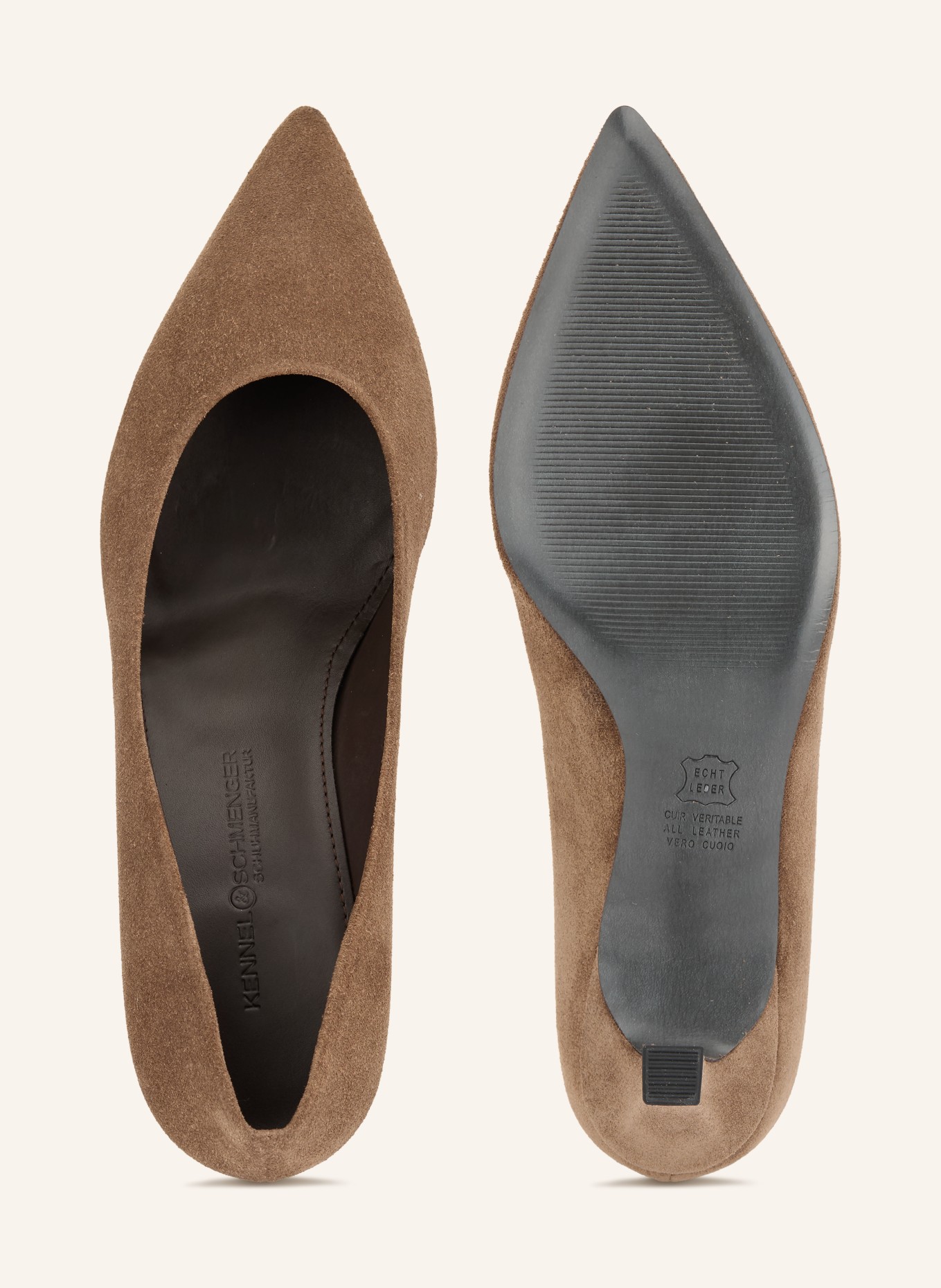 KENNEL & SCHMENGER ELLIE Pumps: TAUPE
